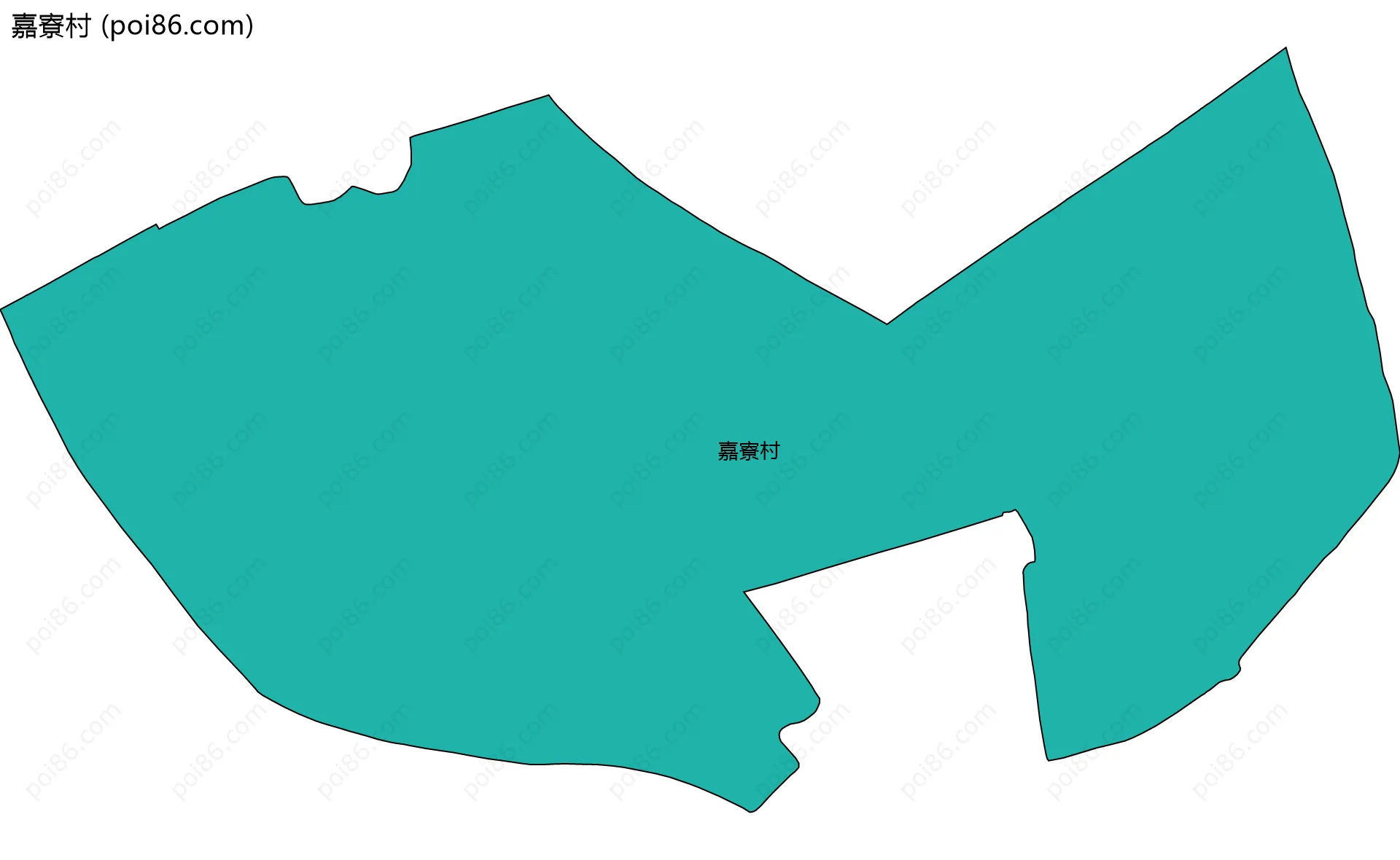 嘉寮村边界地图