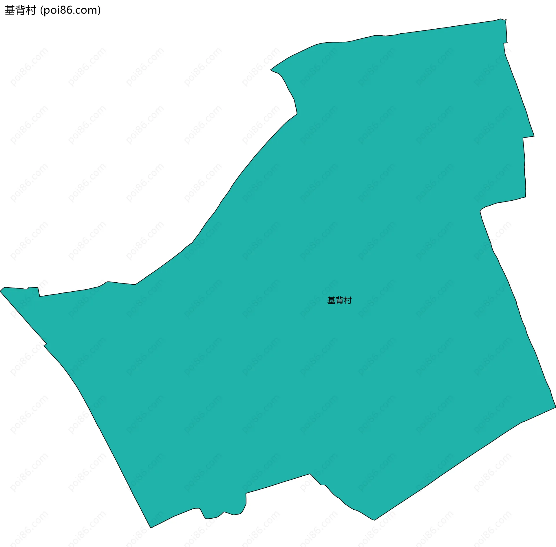 基背村边界地图
