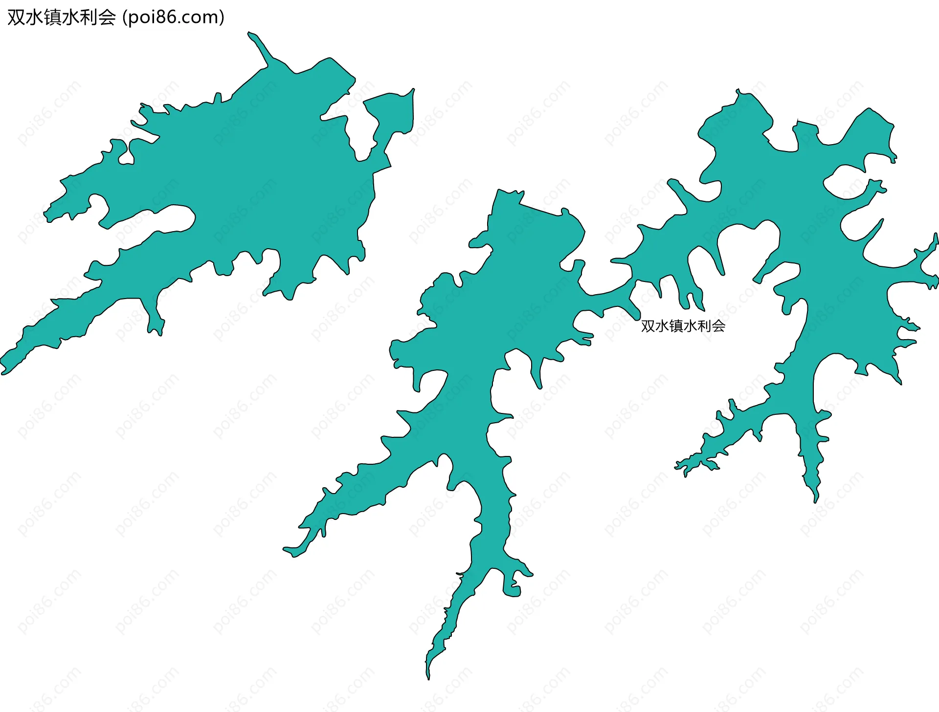 双水镇水利会边界地图