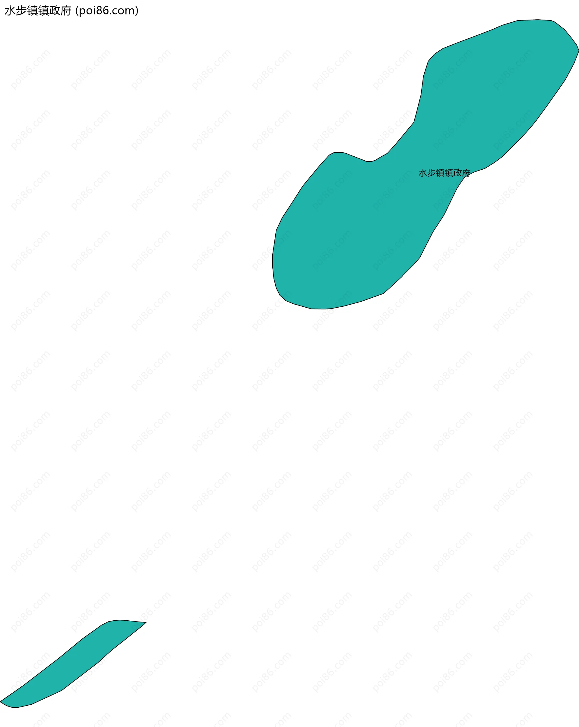 水步镇镇政府边界地图