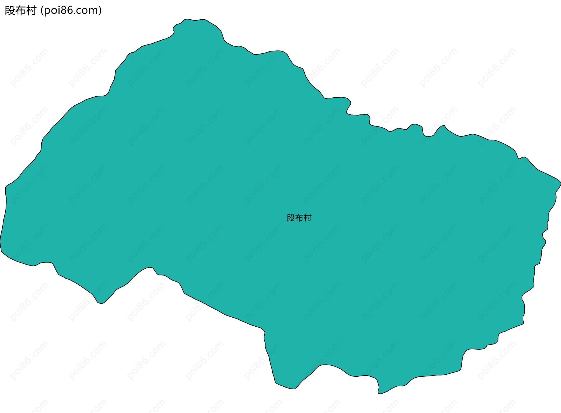 段布村边界地图
