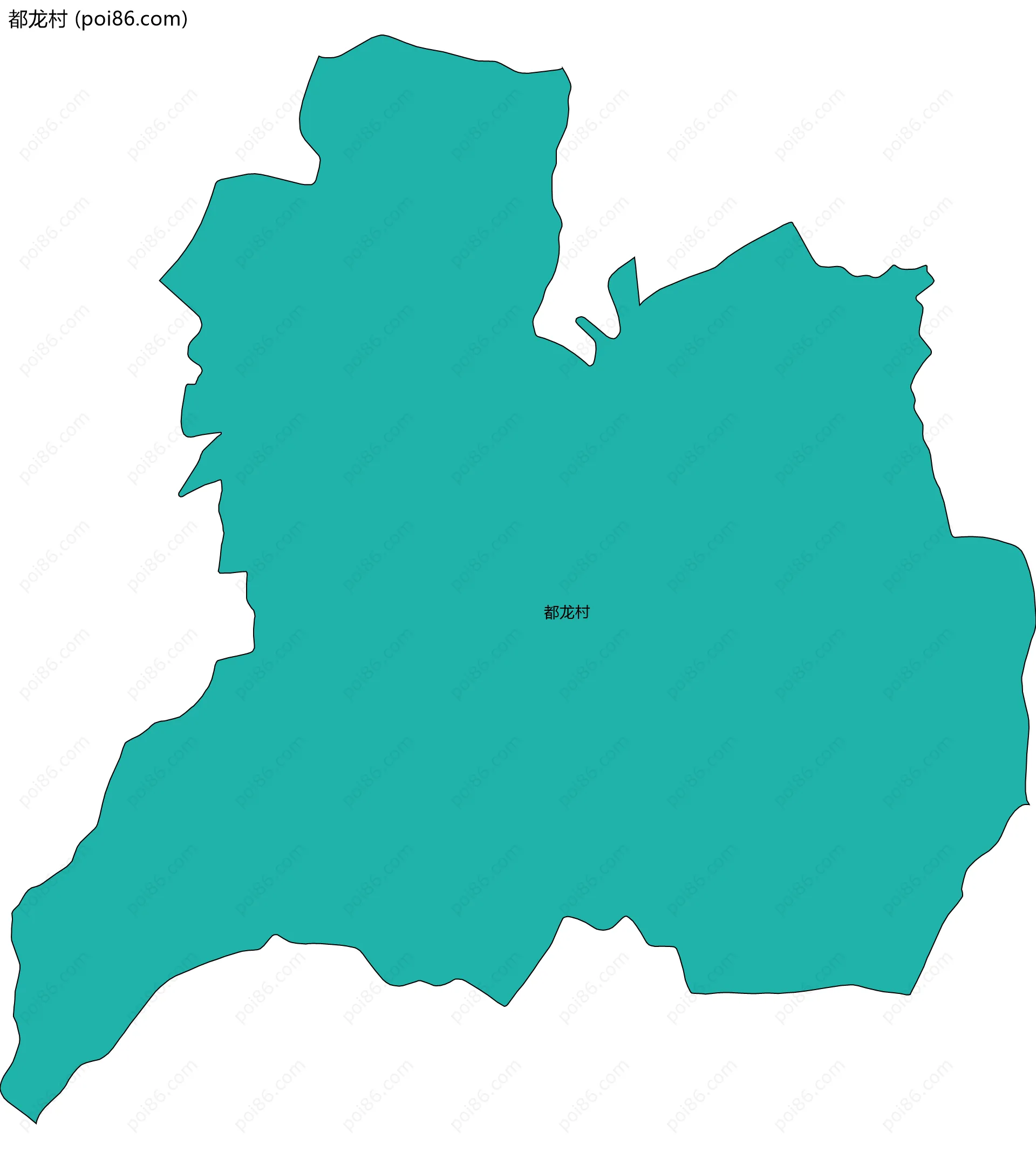 都龙村边界地图