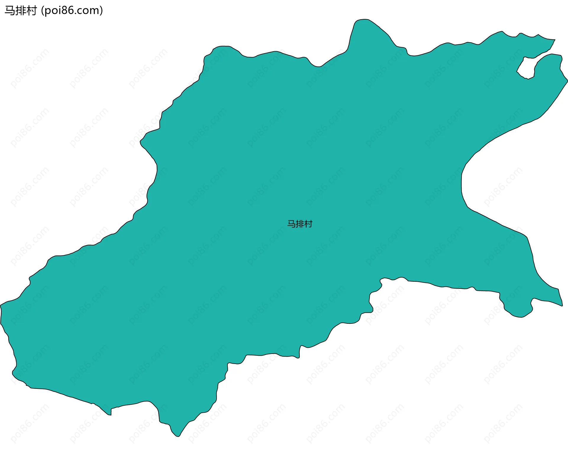 马排村边界地图