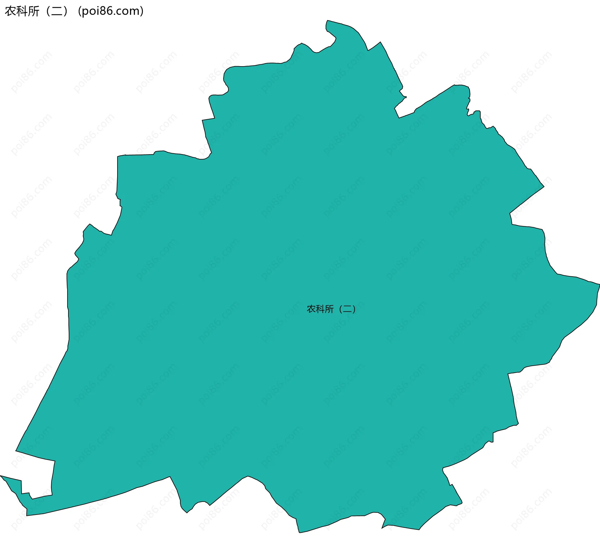 农科所（二）边界地图