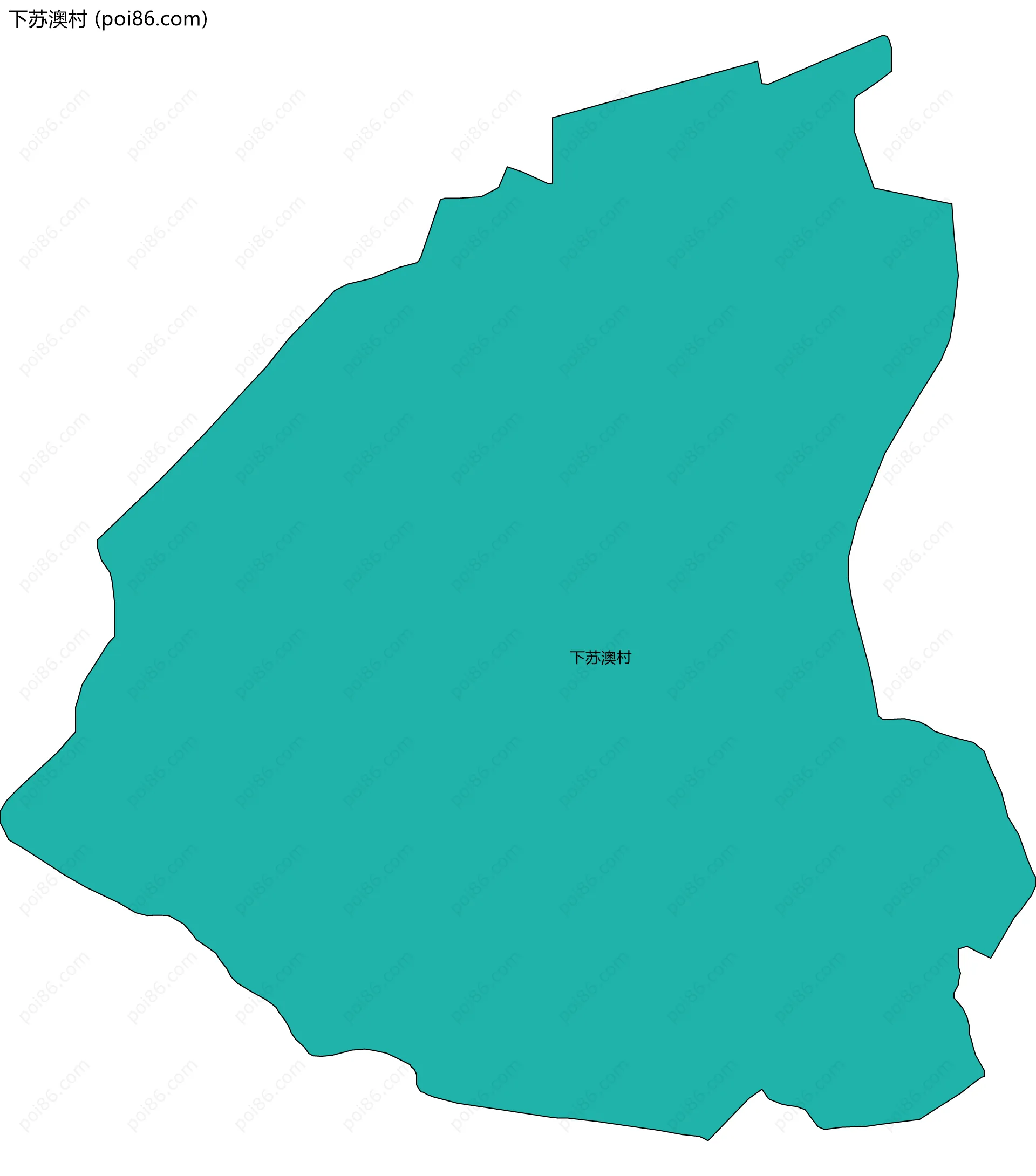 下苏澳村边界地图