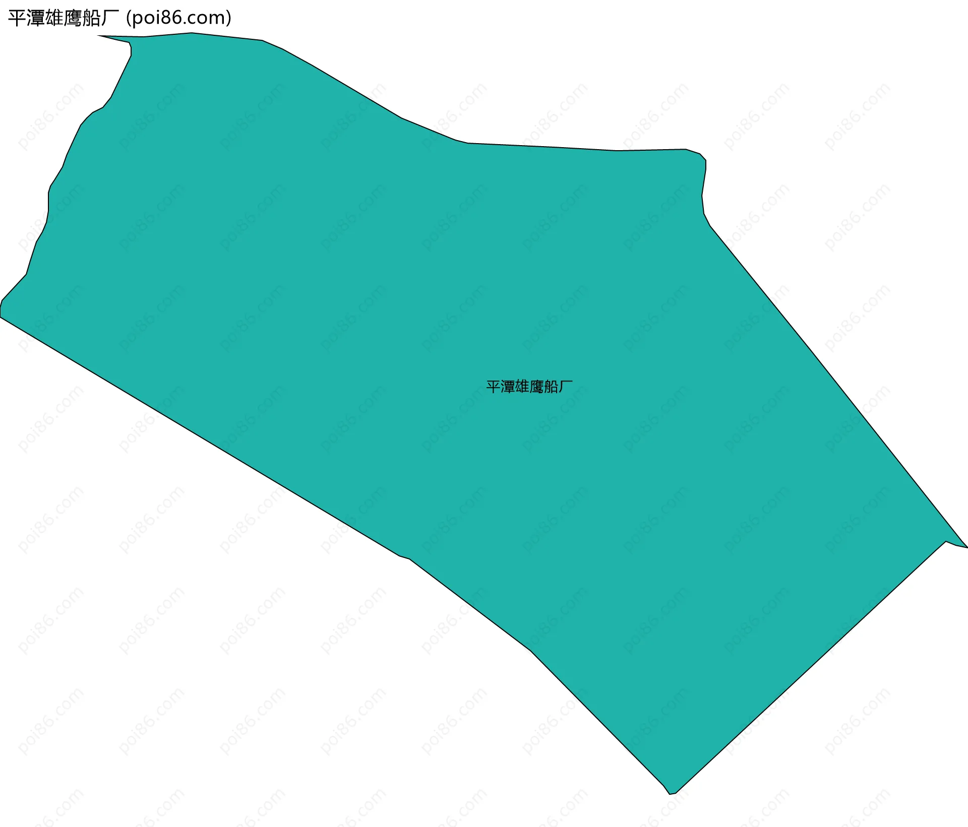 平潭雄鹰船厂边界地图