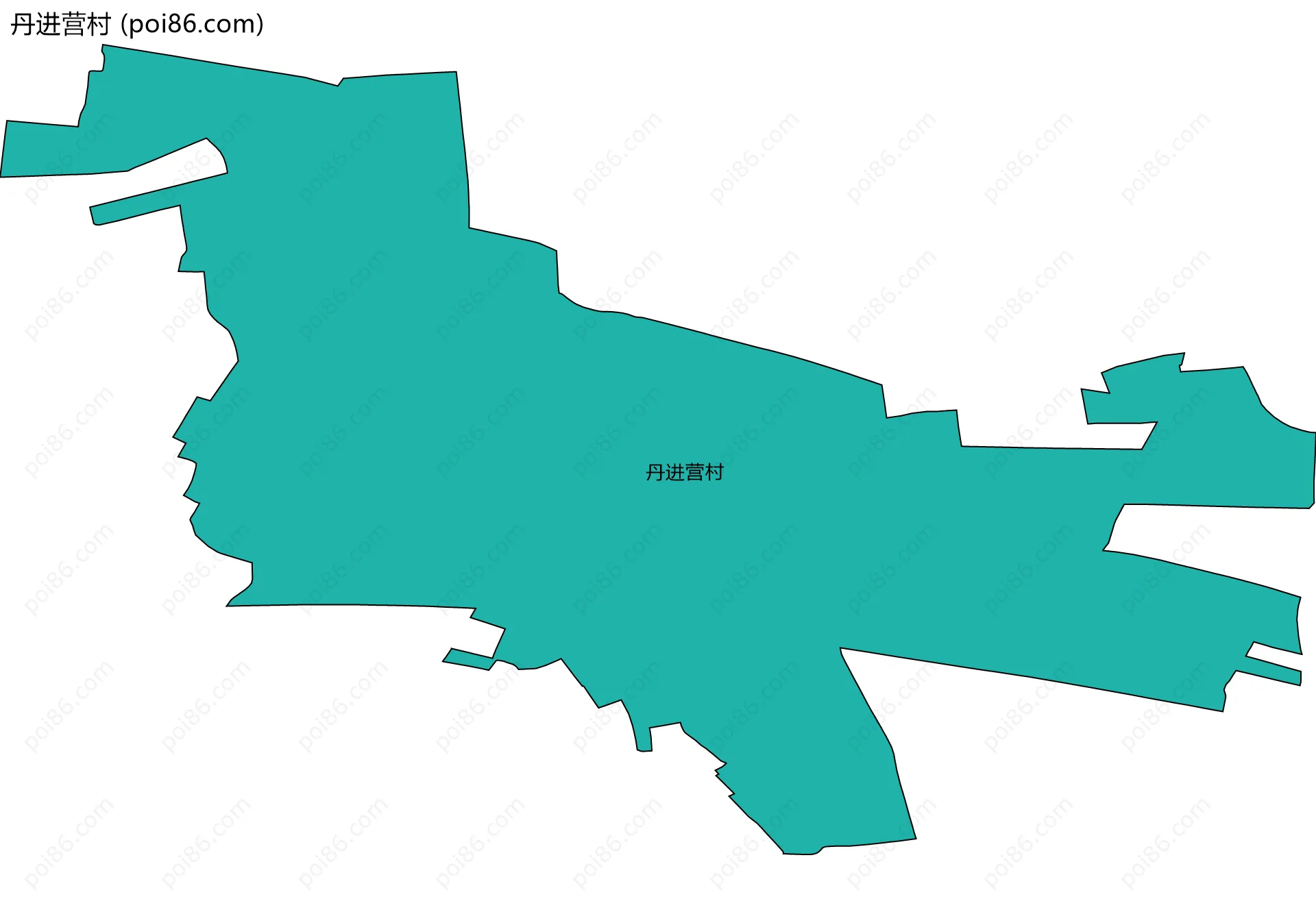 丹进营村边界地图