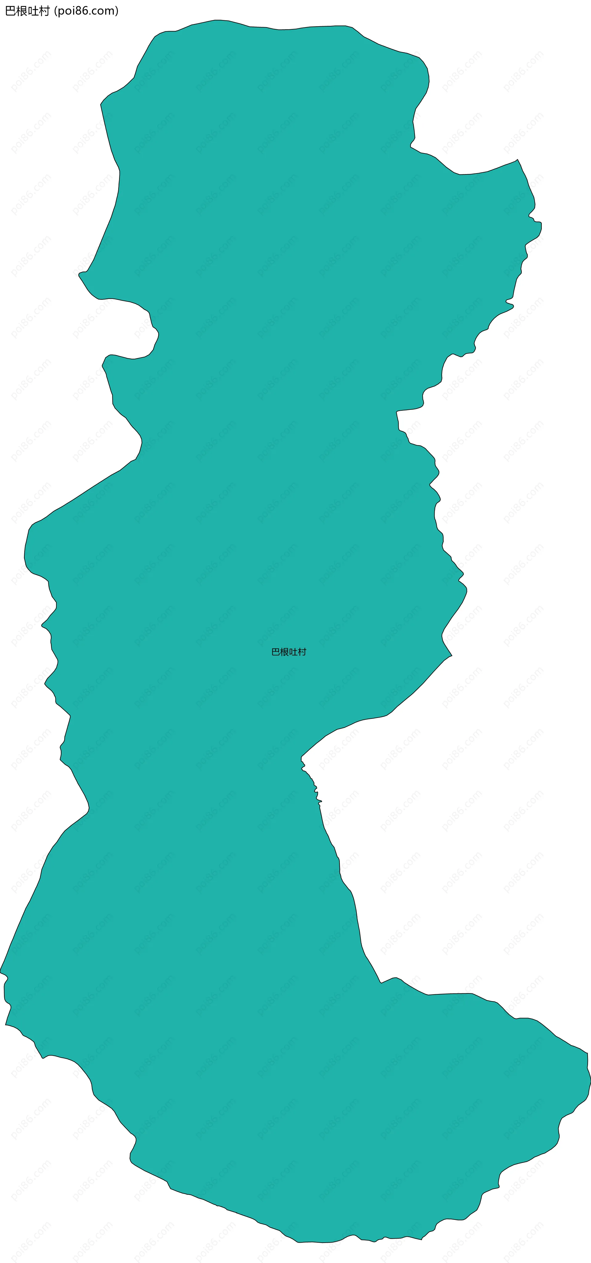 巴根吐村边界地图