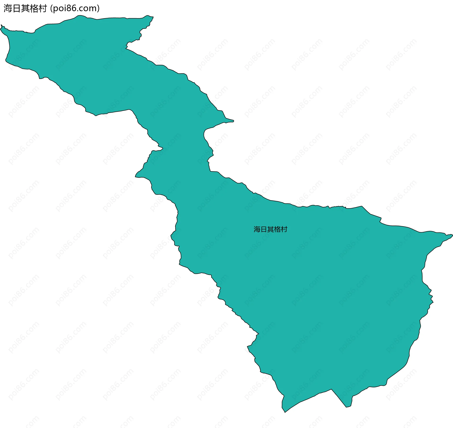 海日其格村边界地图