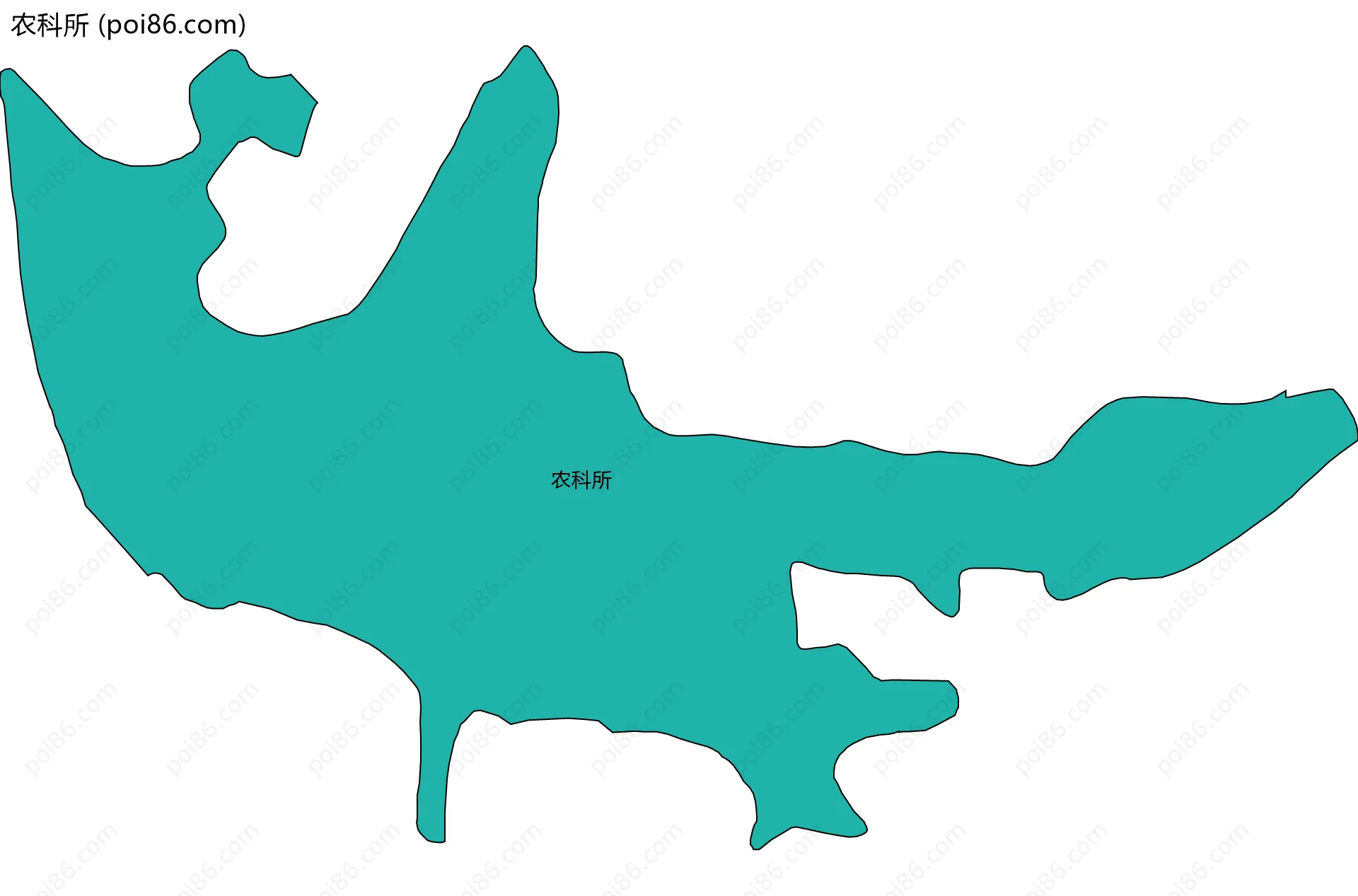 农科所边界地图