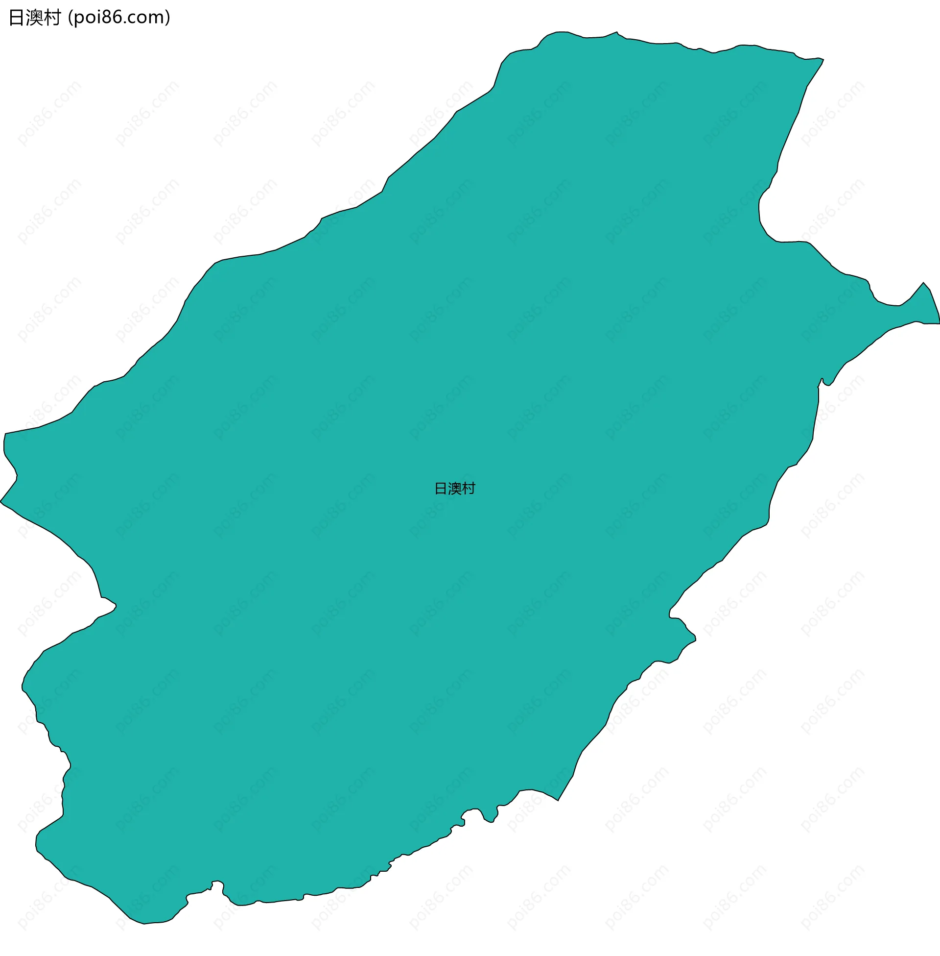 日澳村边界地图