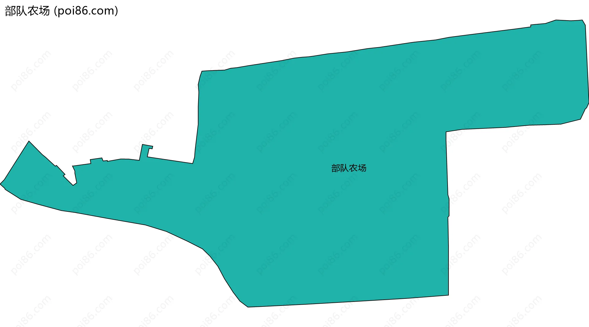 部队农场边界地图