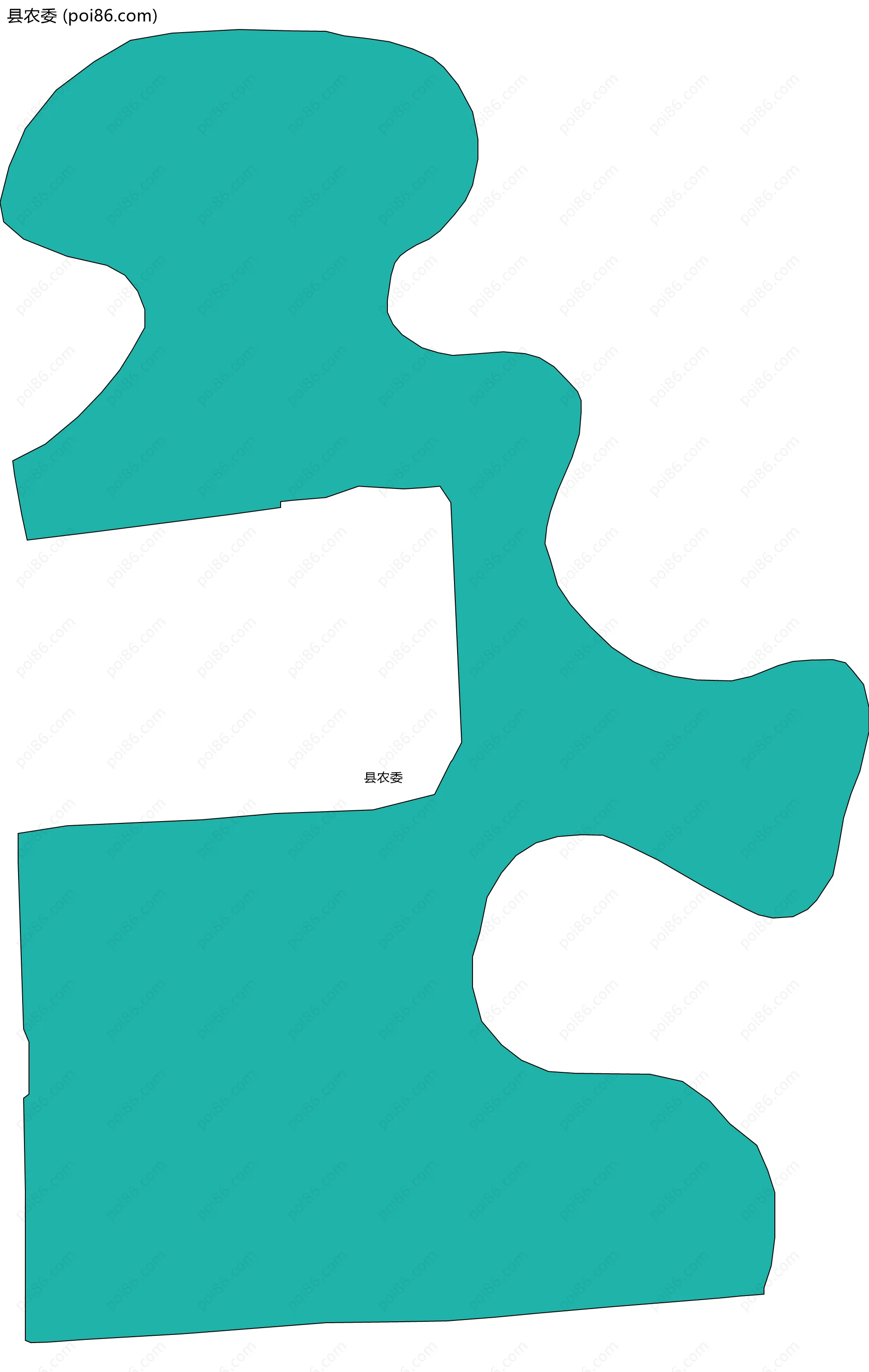 县农委边界地图