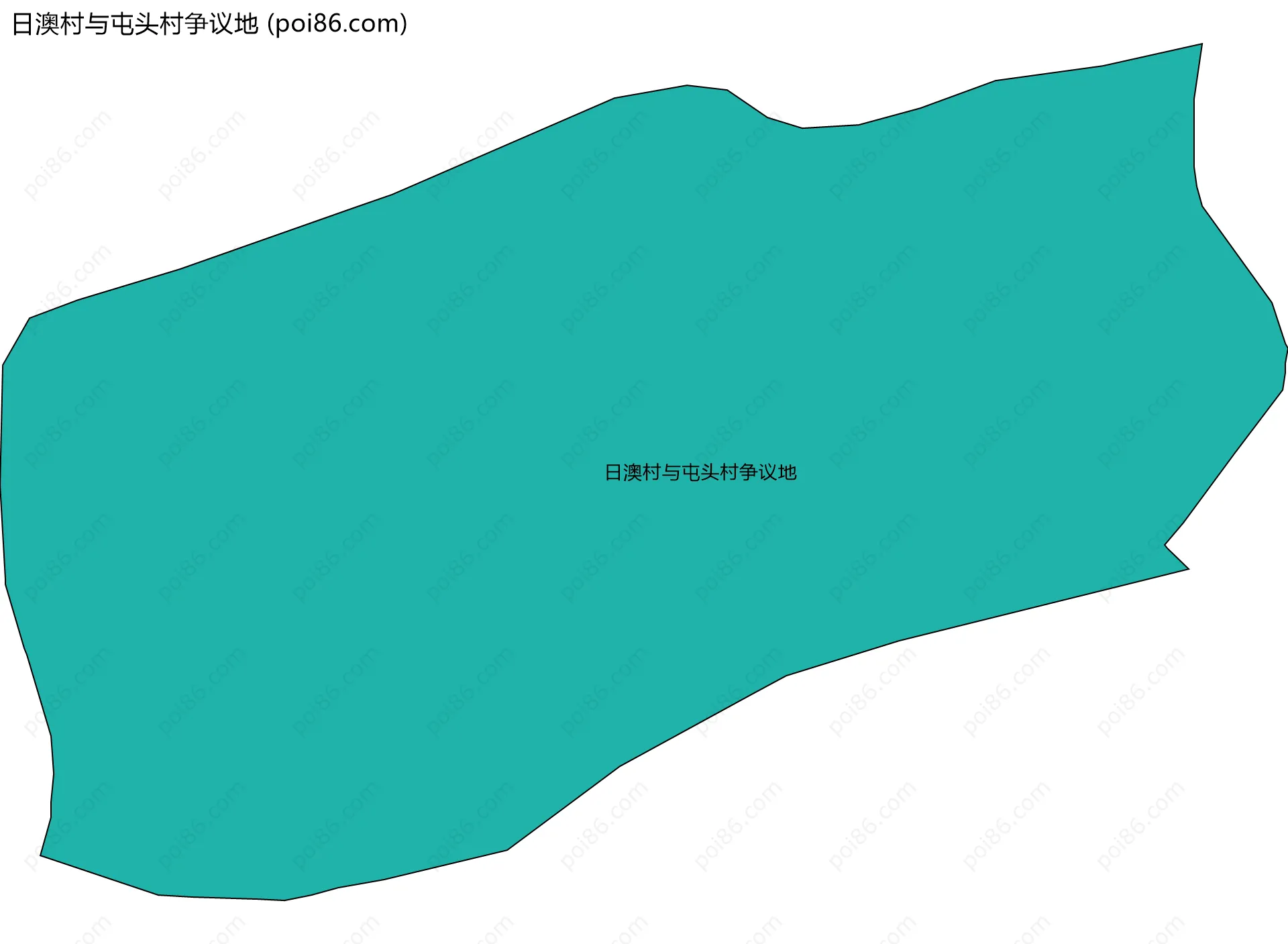 日澳村与屯头村争议地边界地图