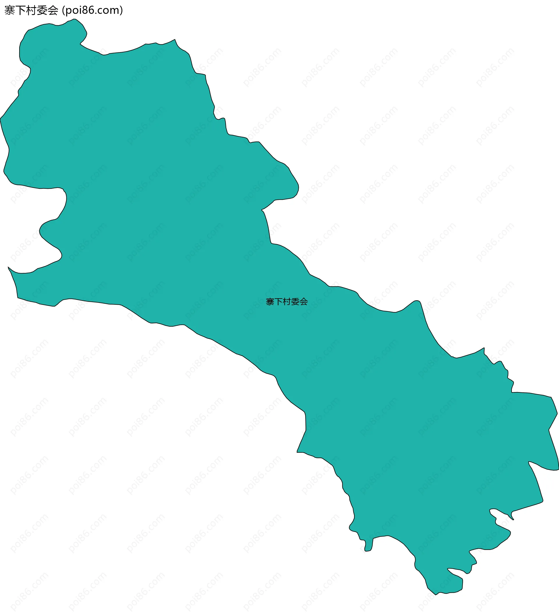 寨下村委会边界地图