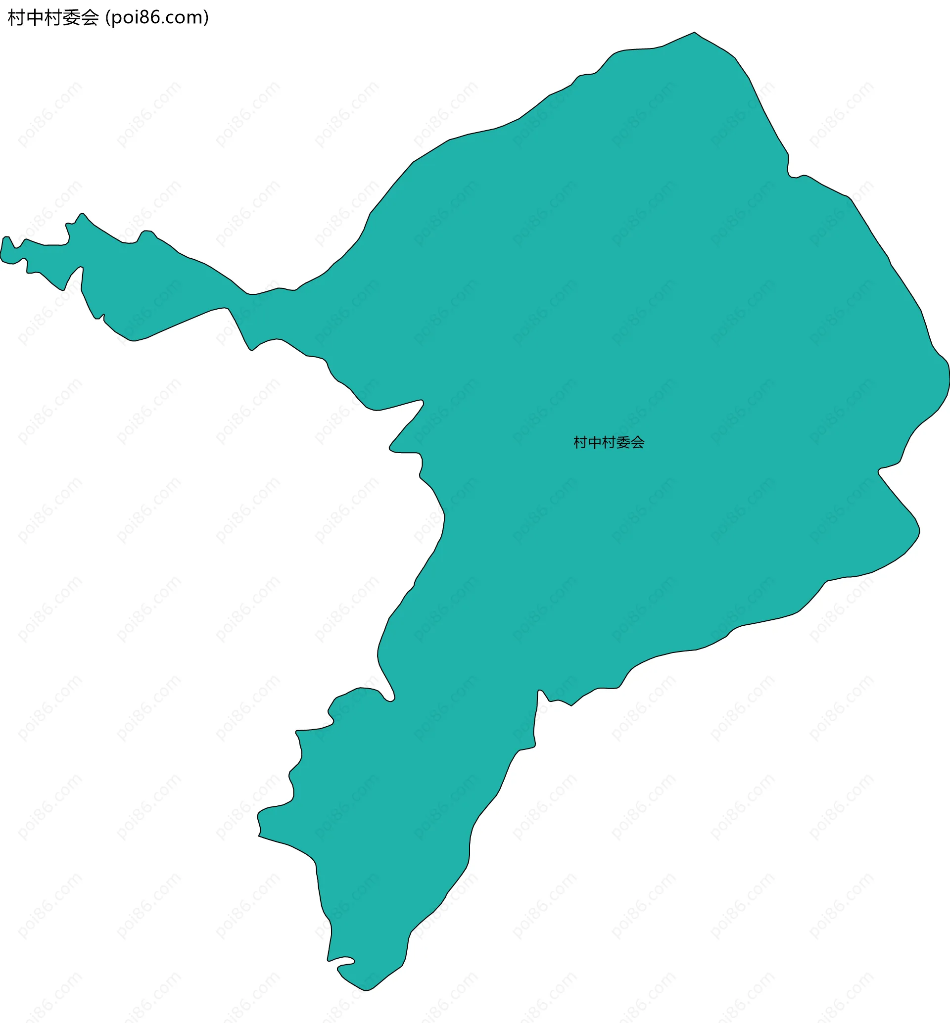 村中村委会边界地图