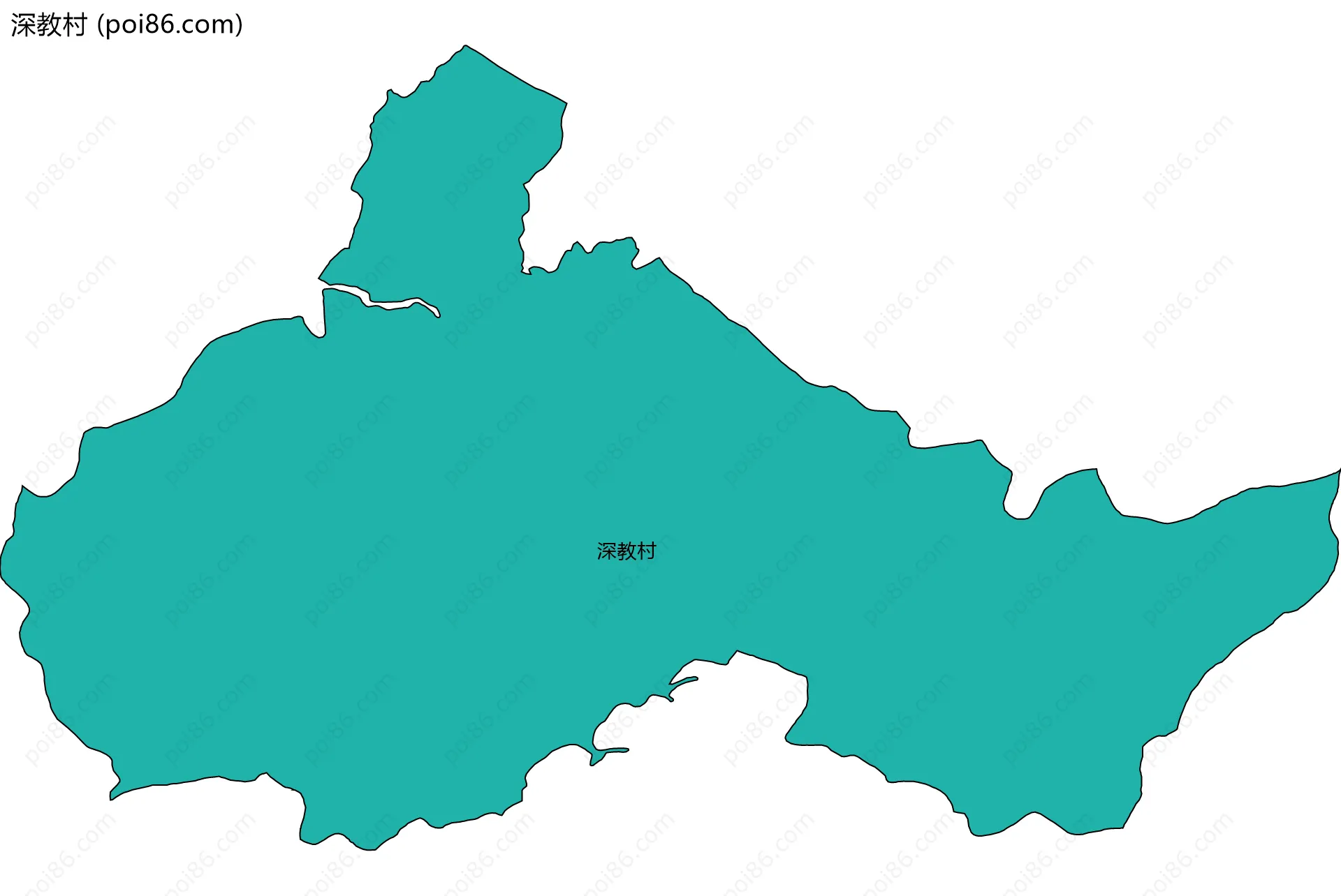 深教村边界地图