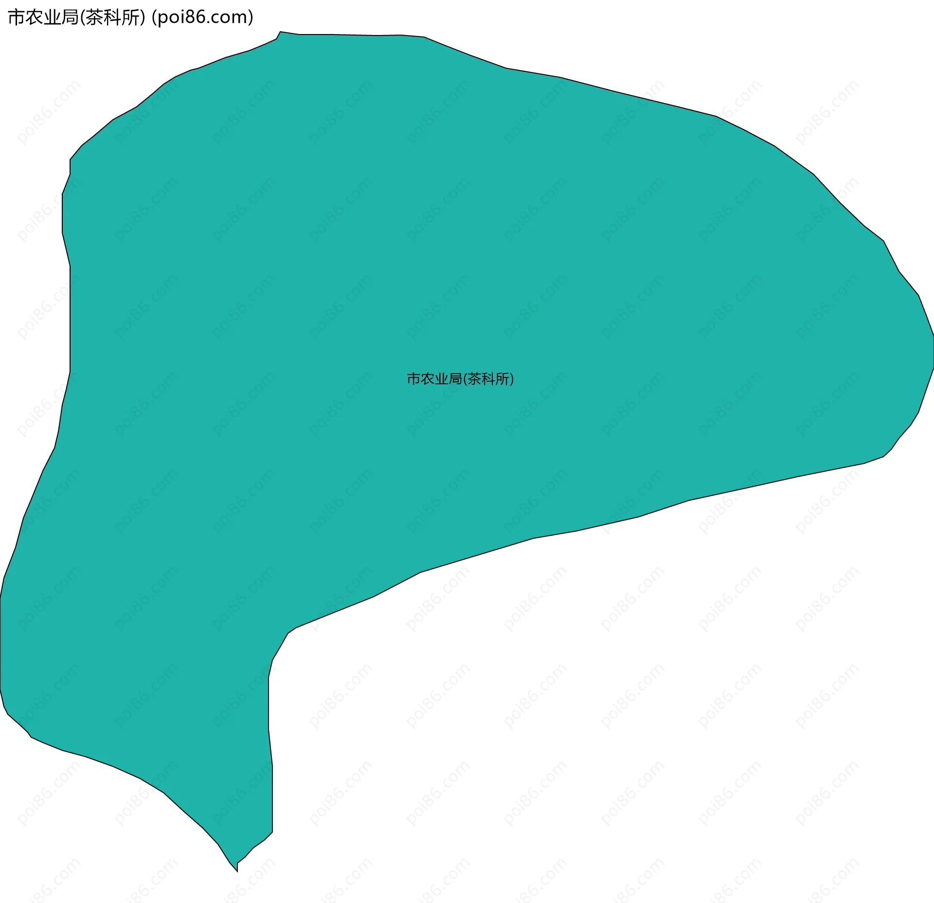 市农业局(茶科所)边界地图