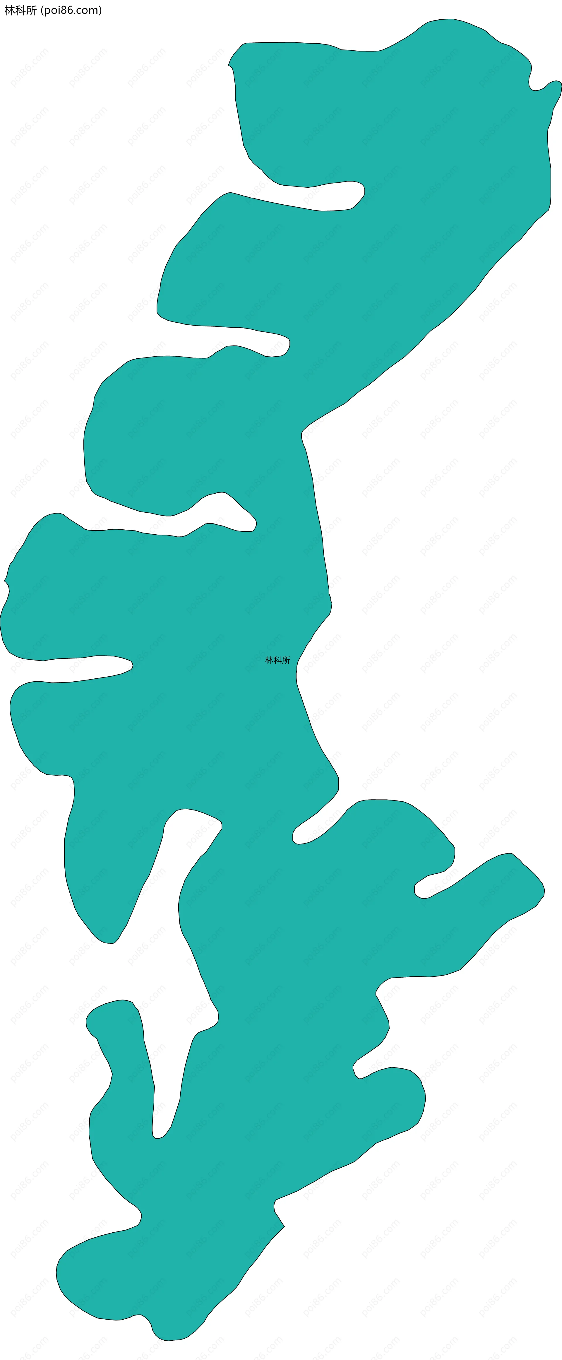 林科所边界地图