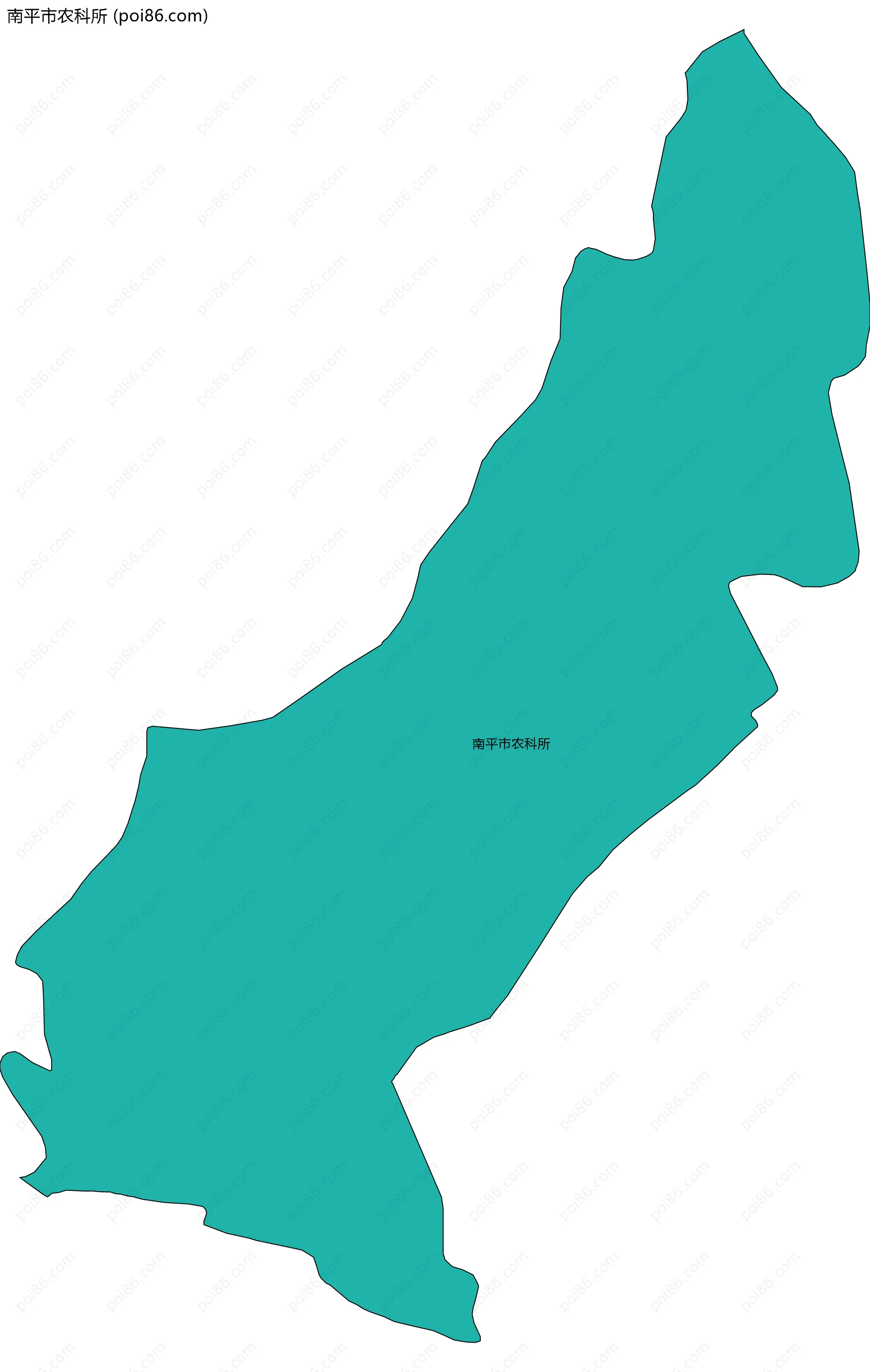 南平市农科所边界地图