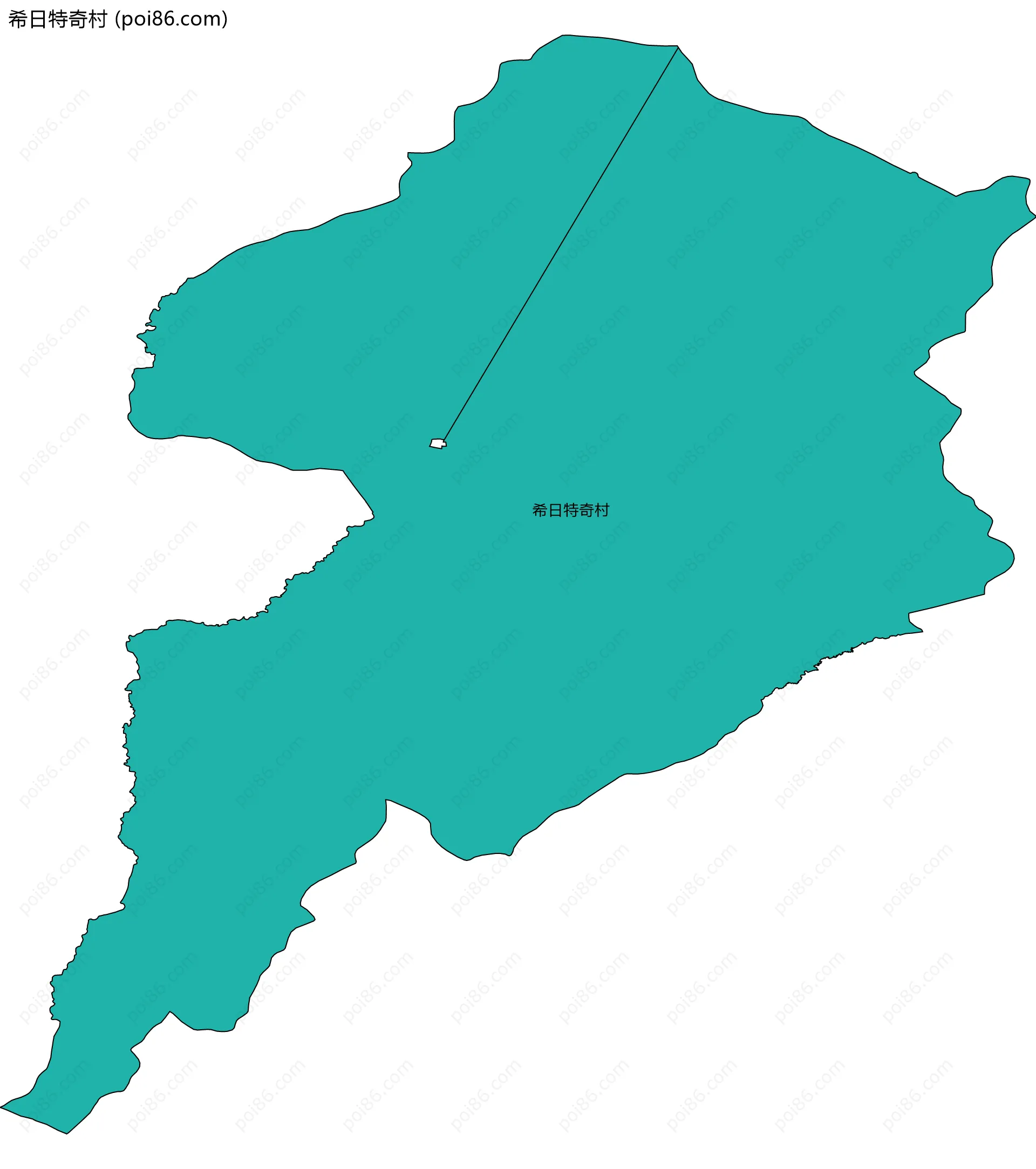 希日特奇村边界地图