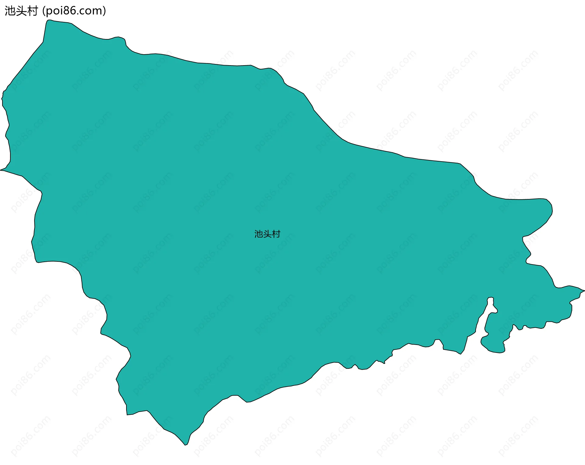池头村边界地图