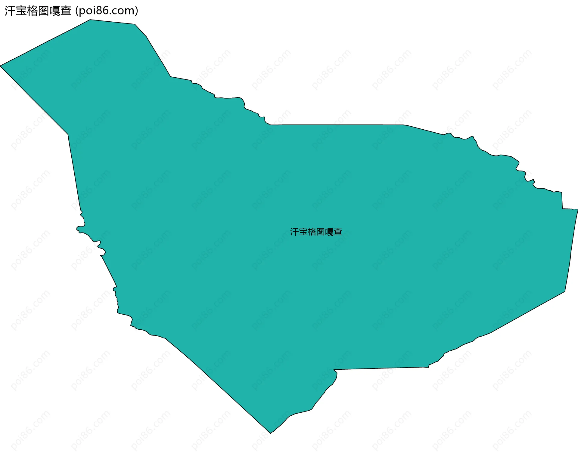 汗宝格图嘎查边界地图