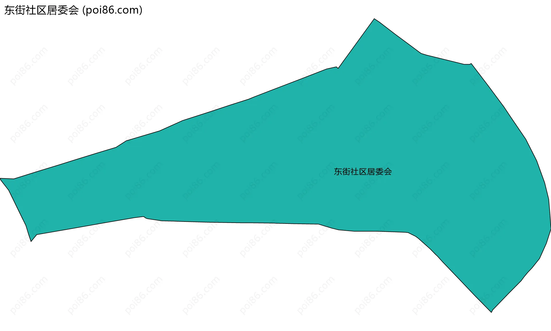 东街社区居委会边界地图