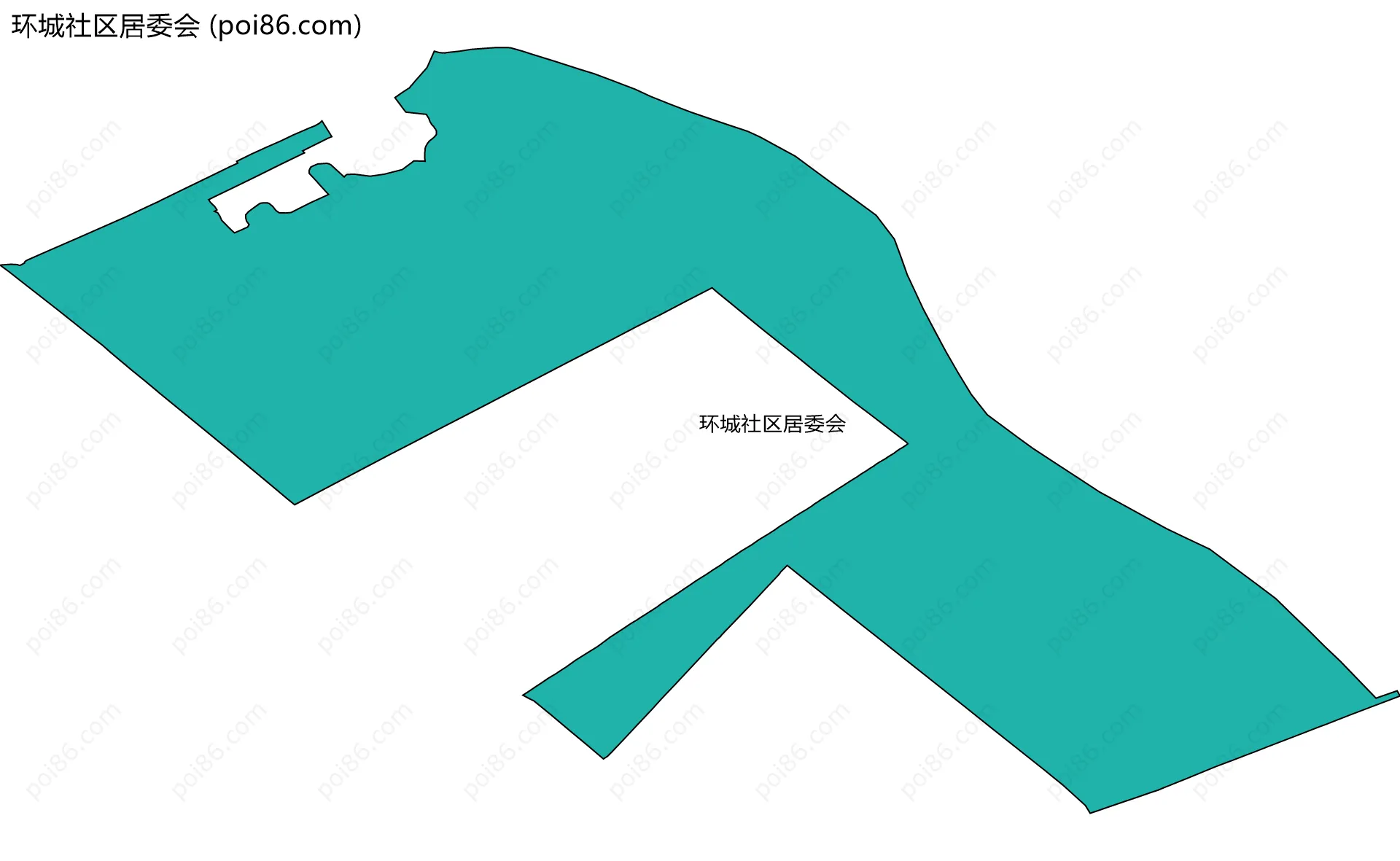 环城社区居委会边界地图