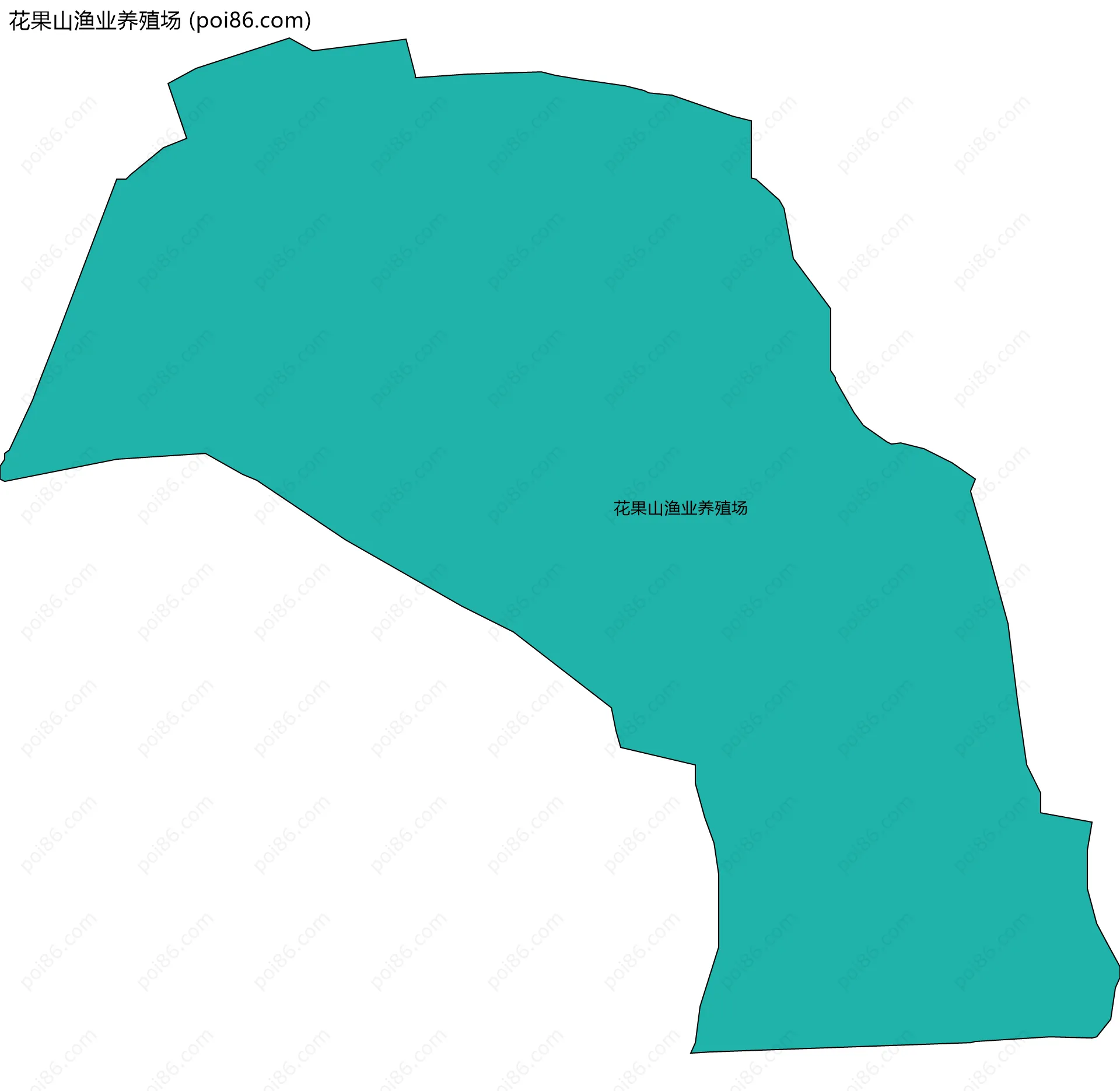 花果山渔业养殖场边界地图