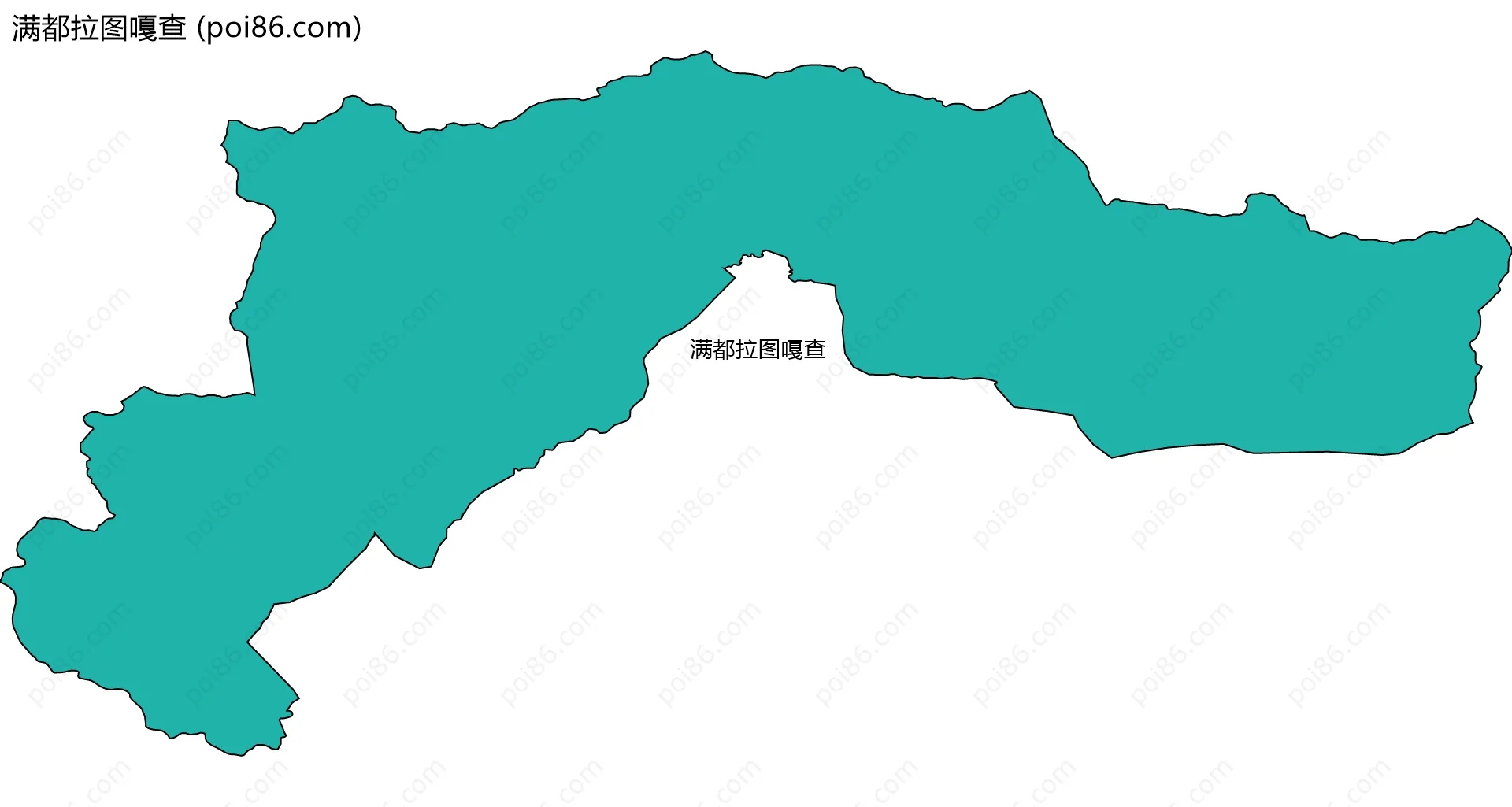 满都拉图嘎查边界地图