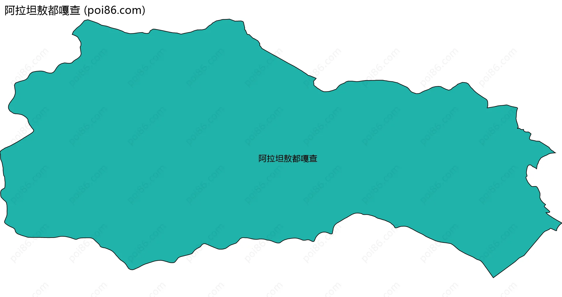阿拉坦敖都嘎查边界地图