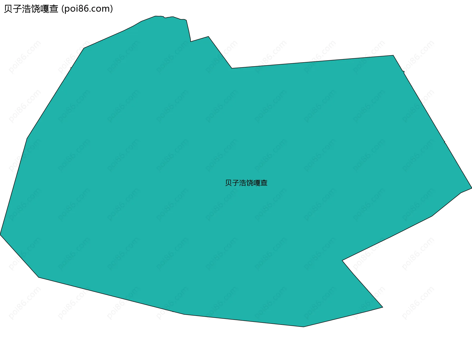 贝子浩饶嘎查边界地图