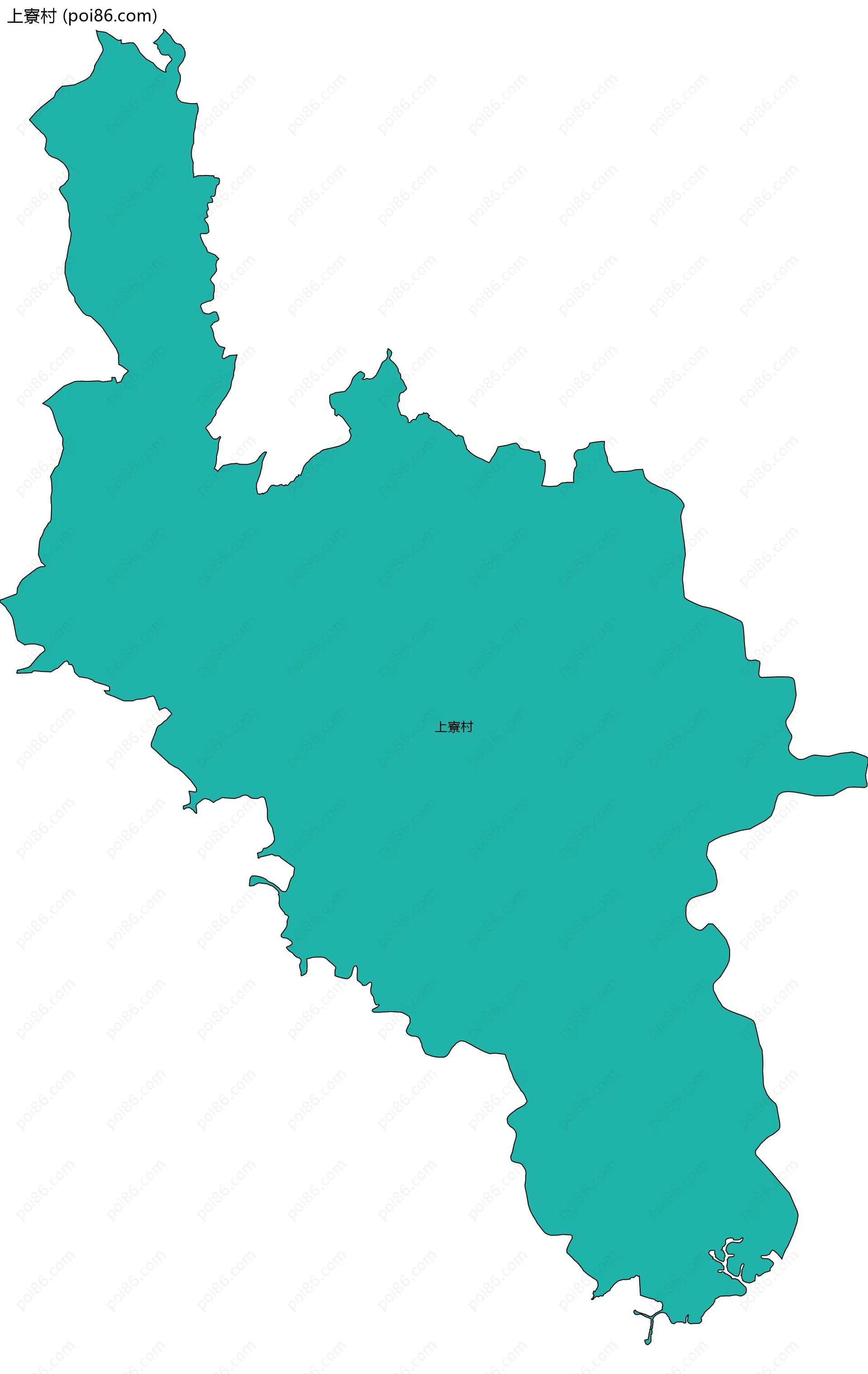 上寮村边界地图