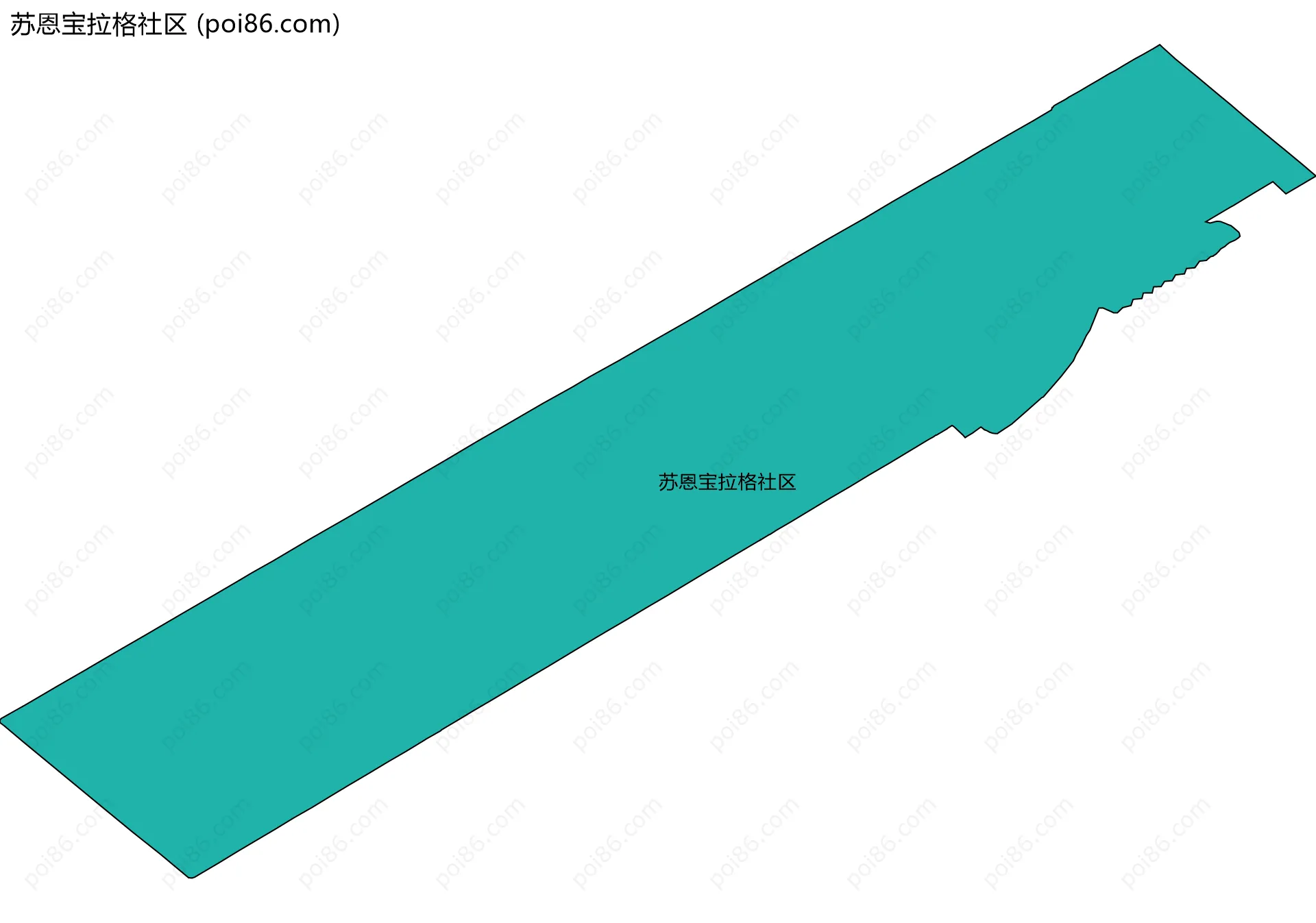 苏恩宝拉格社区边界地图