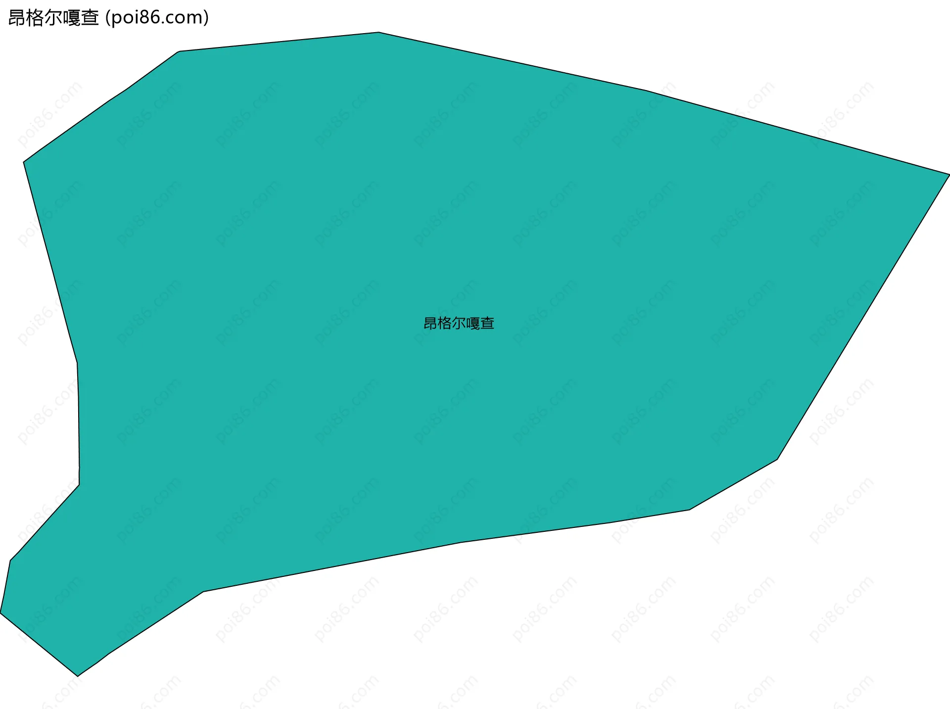 昂格尔嘎查边界地图