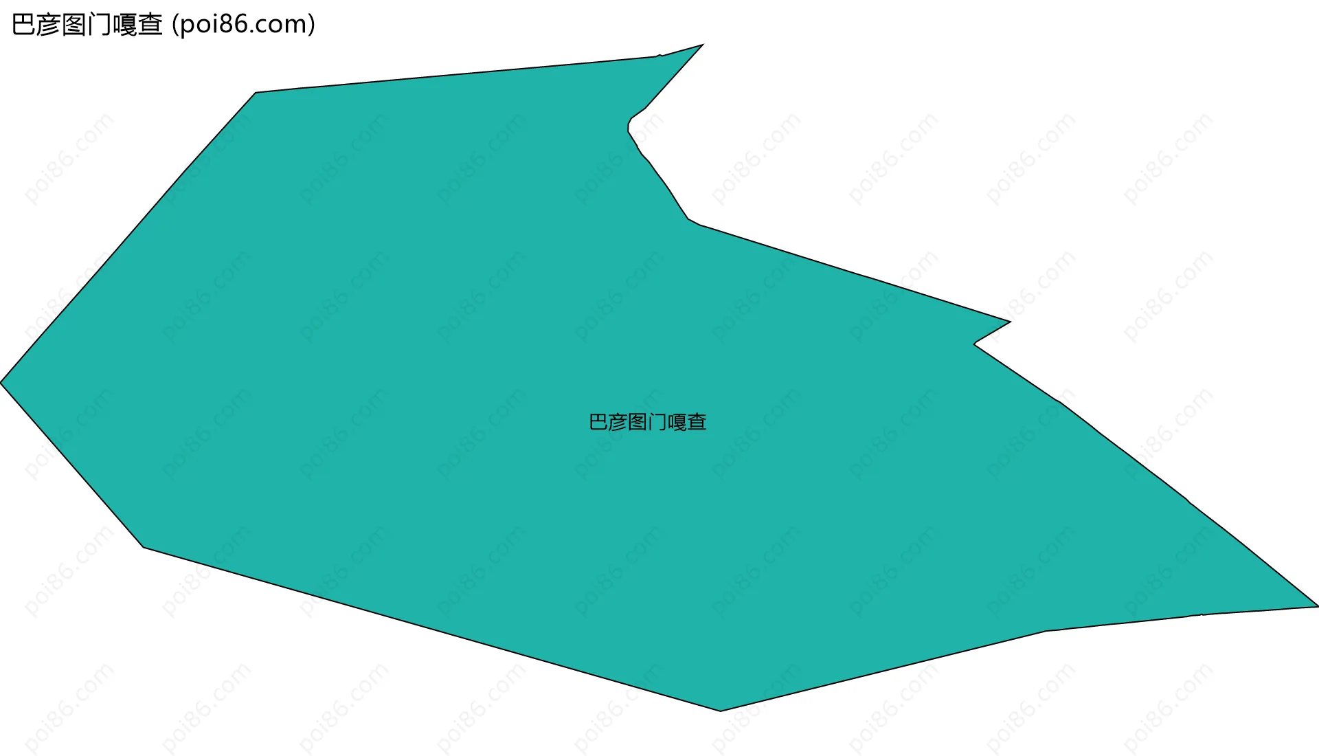 巴彦图门嘎查边界地图