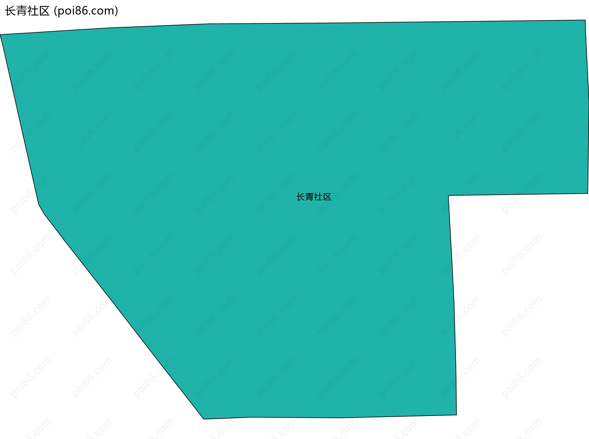 长青社区边界地图