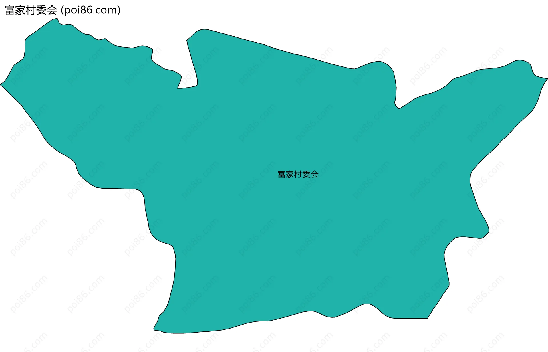 富家村委会边界地图