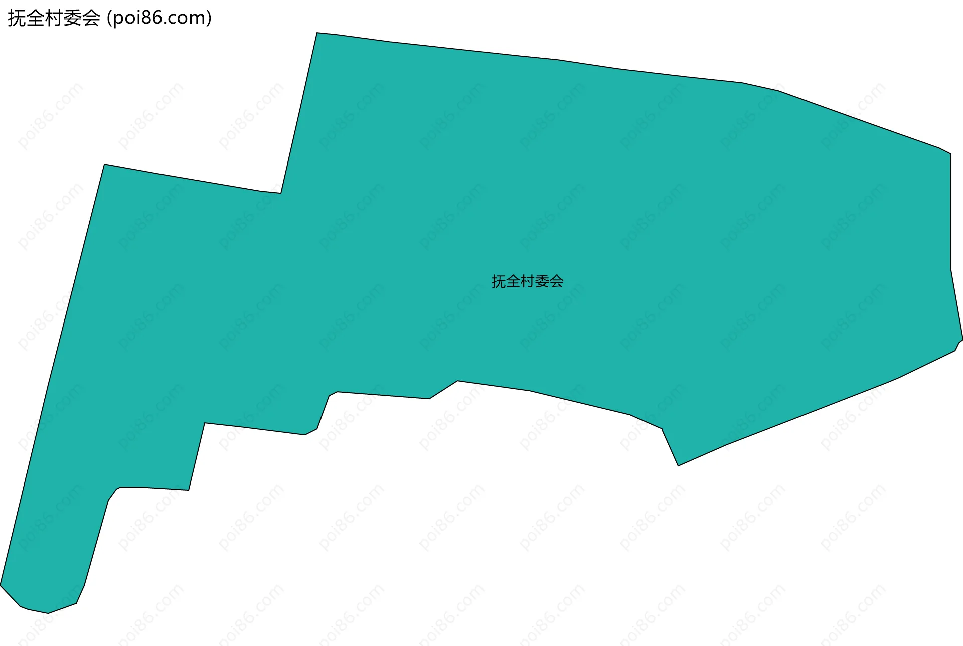 抚全村委会边界地图