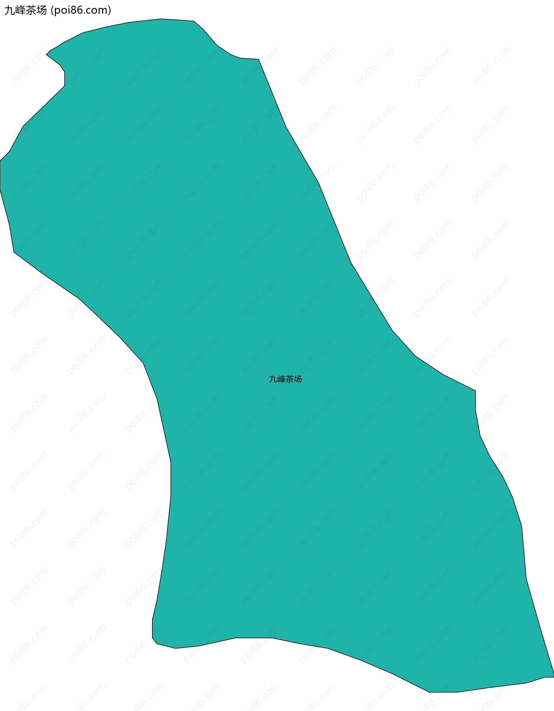 九峰茶场边界地图