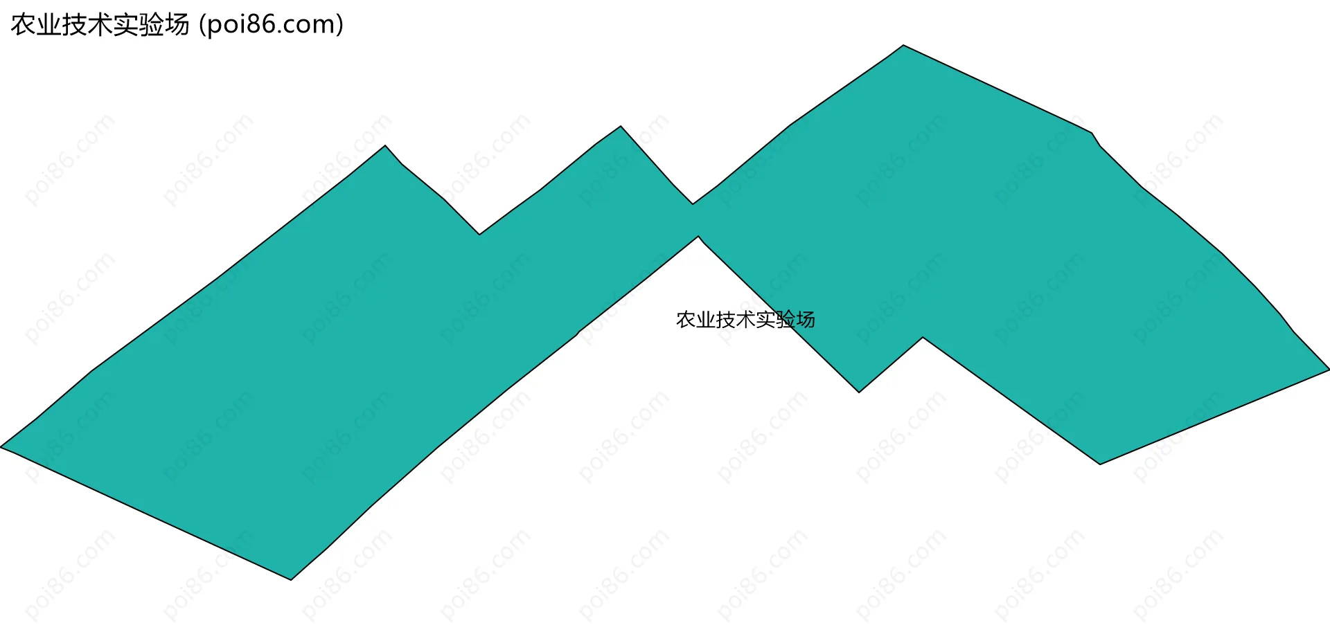 农业技术实验场边界地图