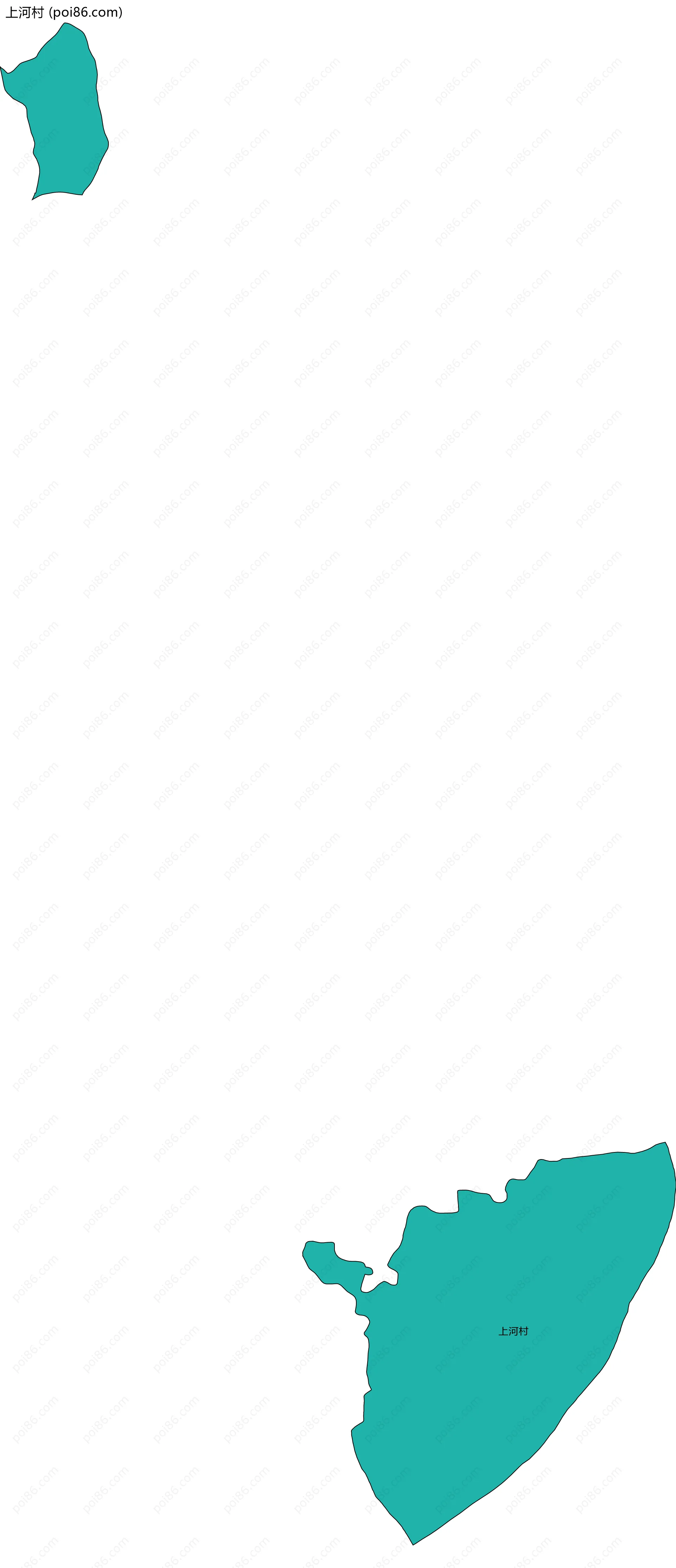 上河村边界地图