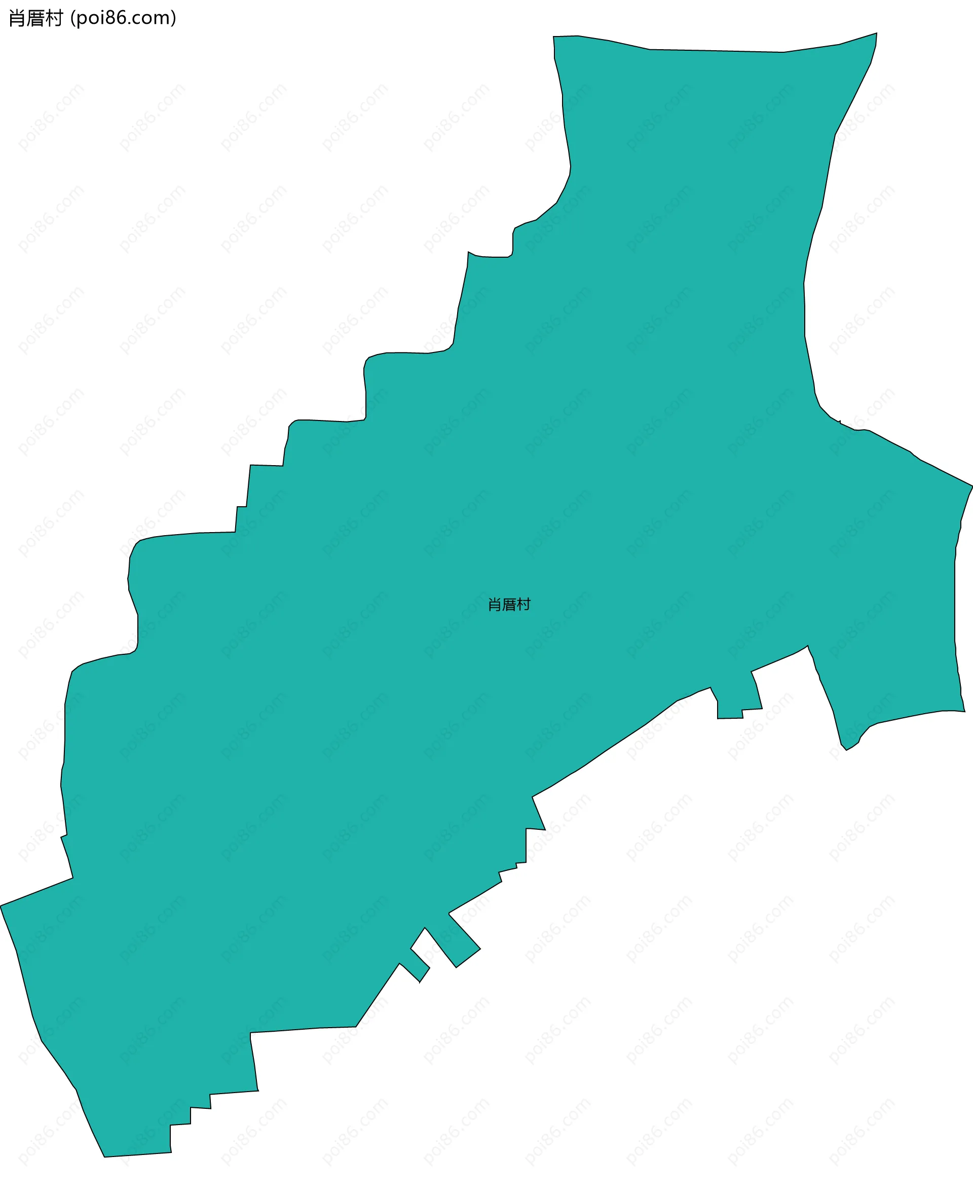 肖厝村边界地图