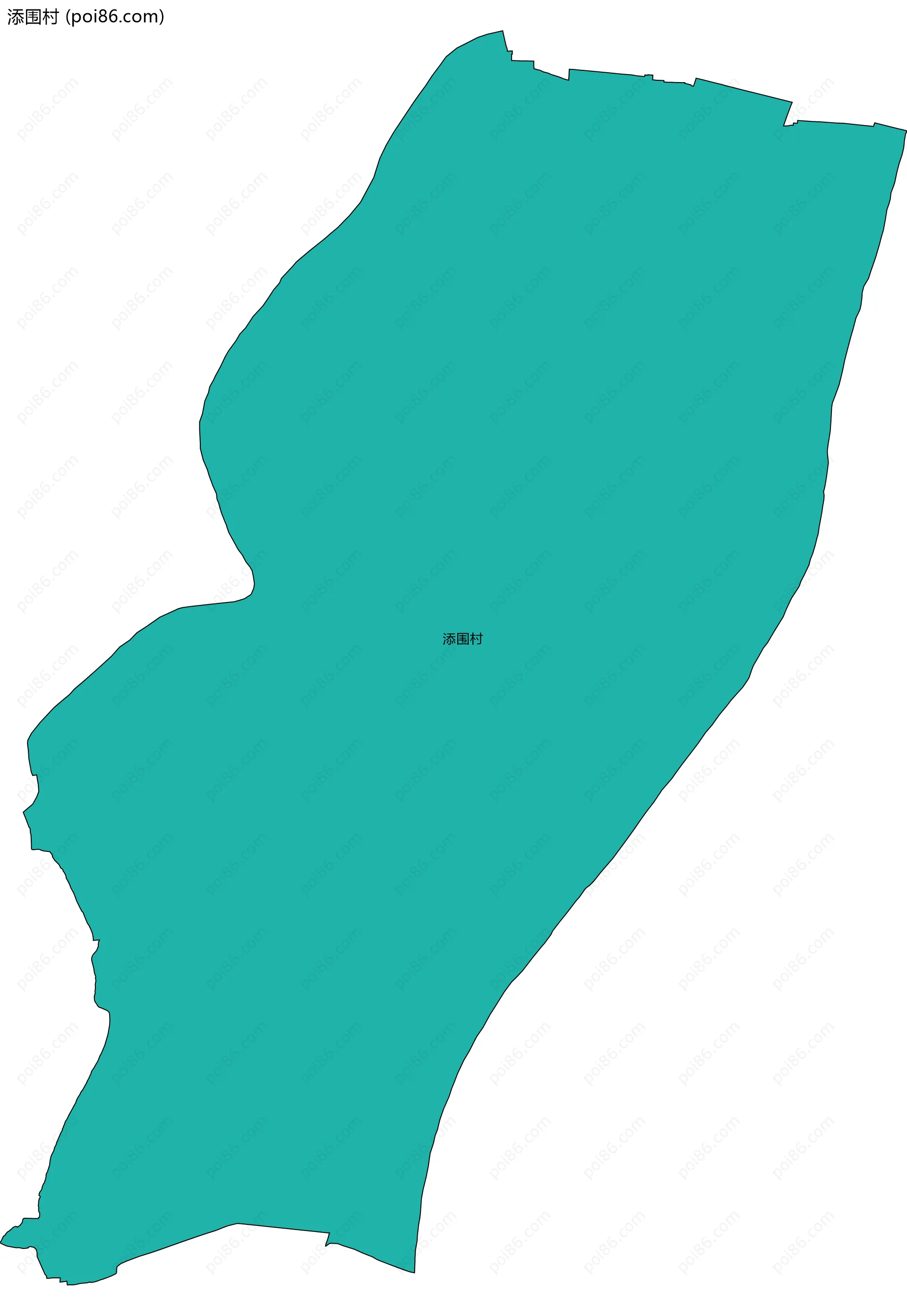 添围村边界地图