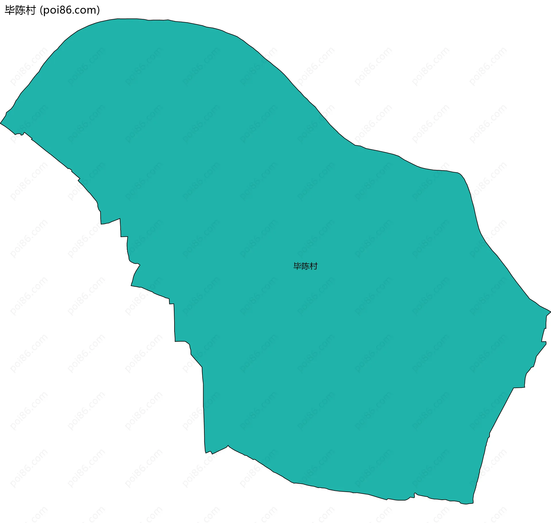 毕陈村边界地图