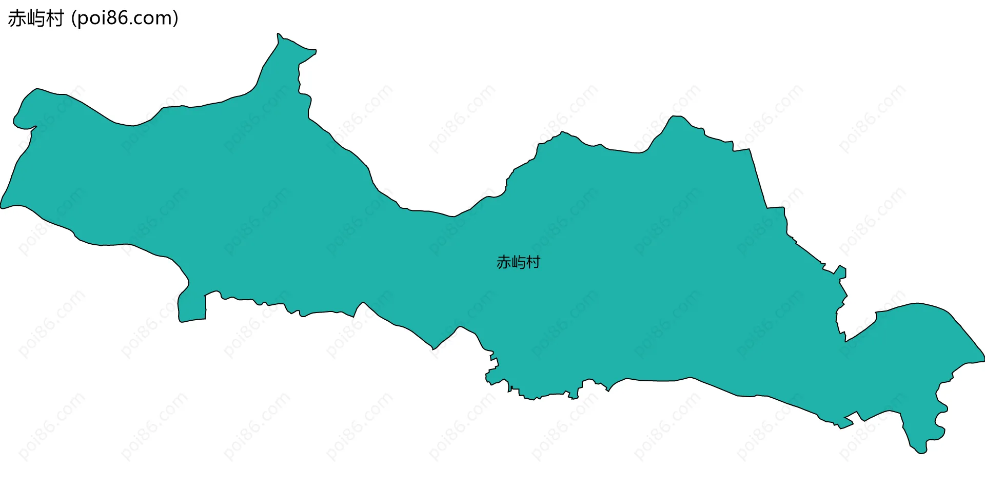 赤屿村边界地图