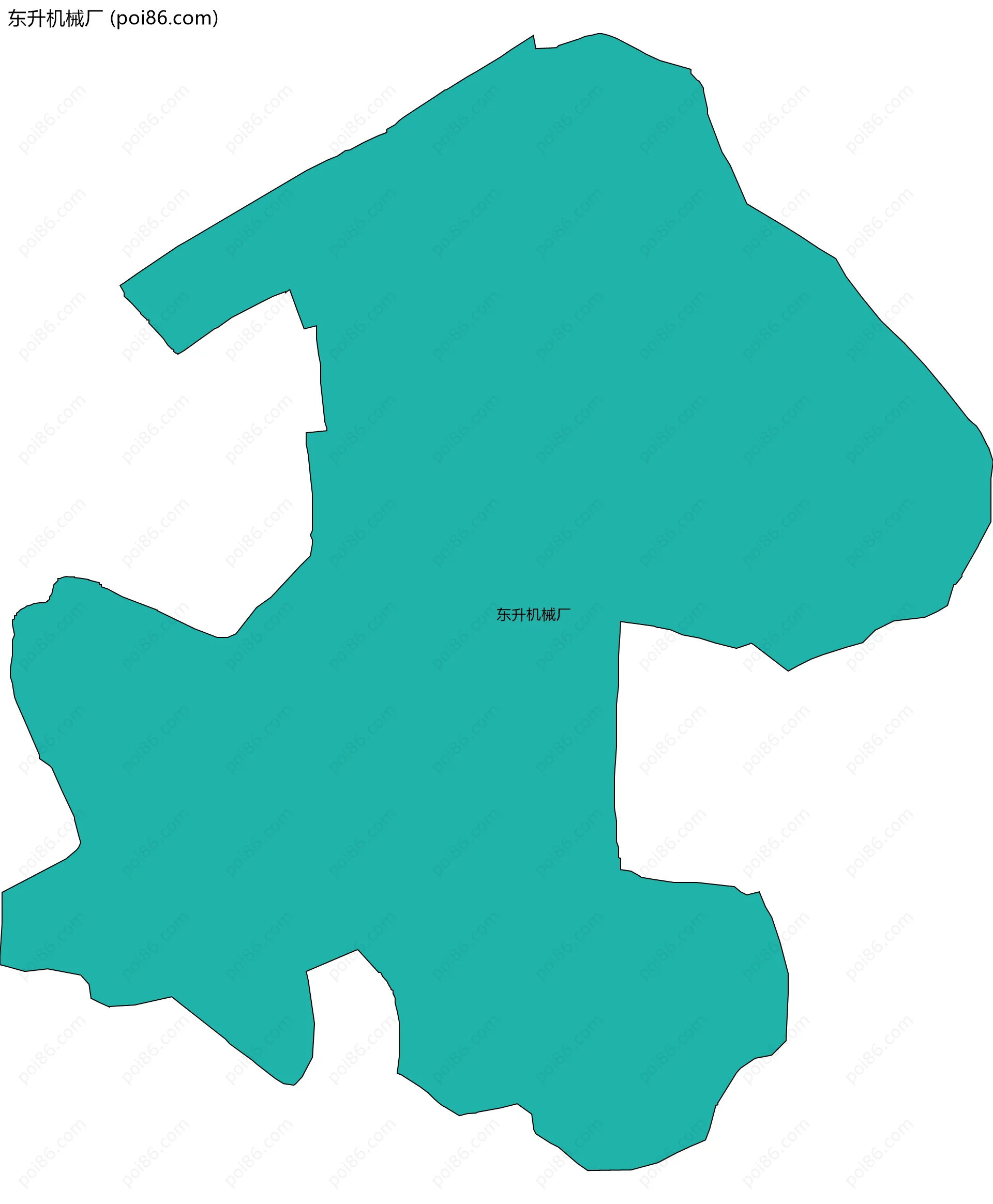 东升机械厂边界地图