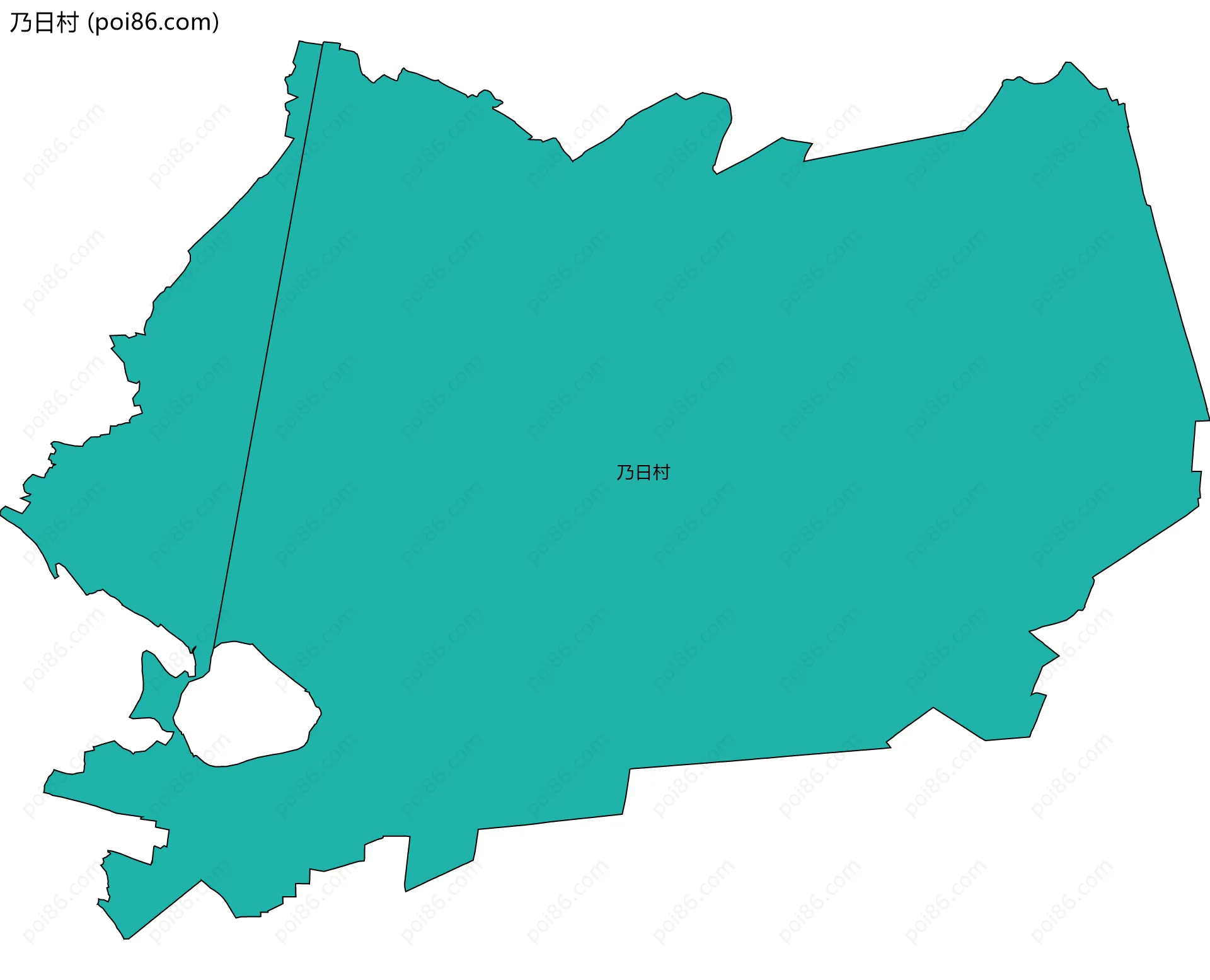 乃日村边界地图