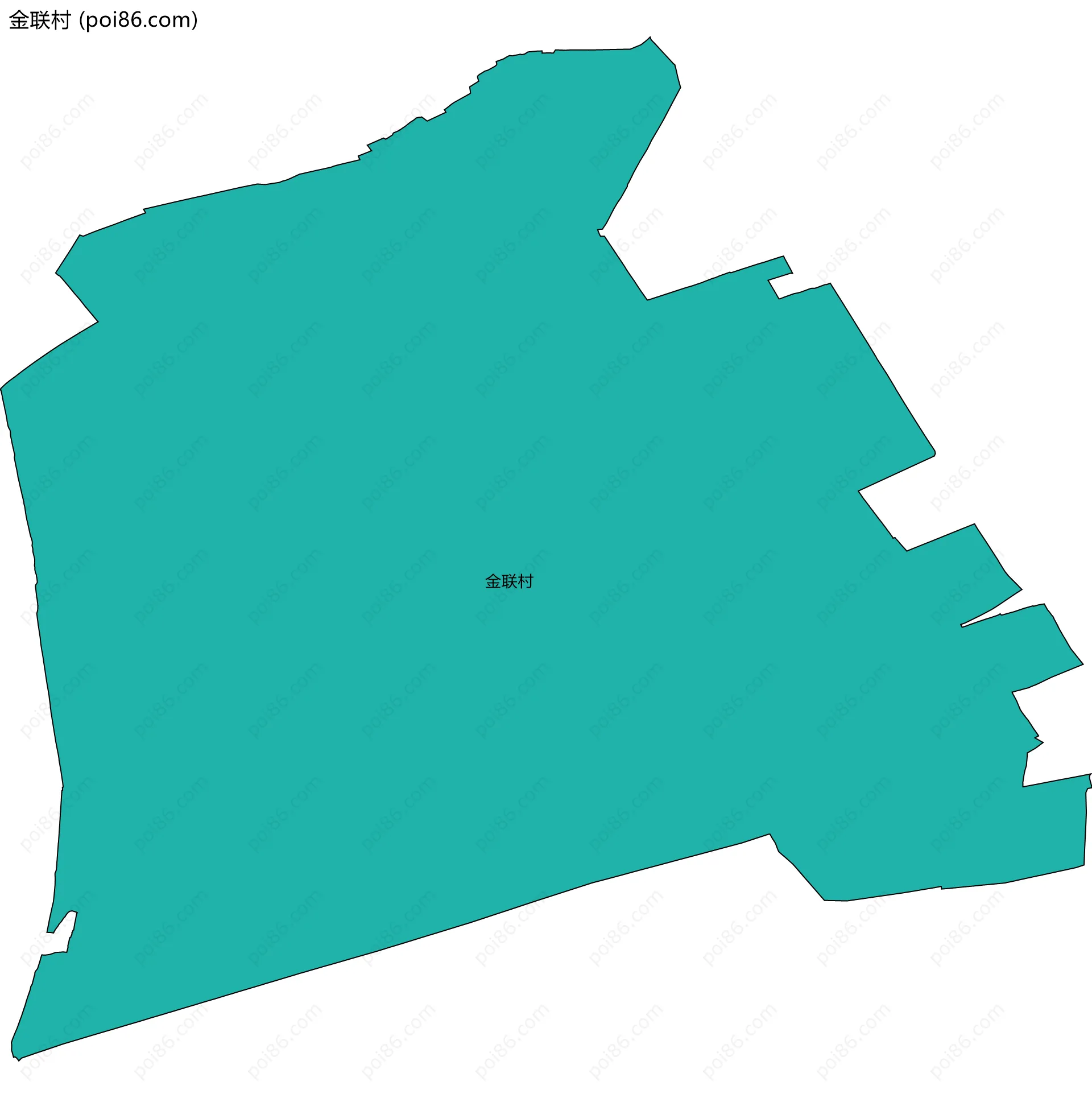 金联村边界地图